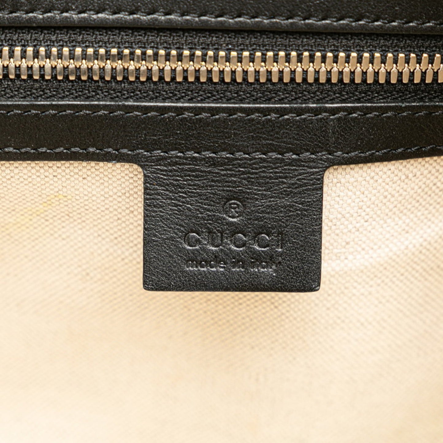 Gucci Black Leather Shoulder Bag