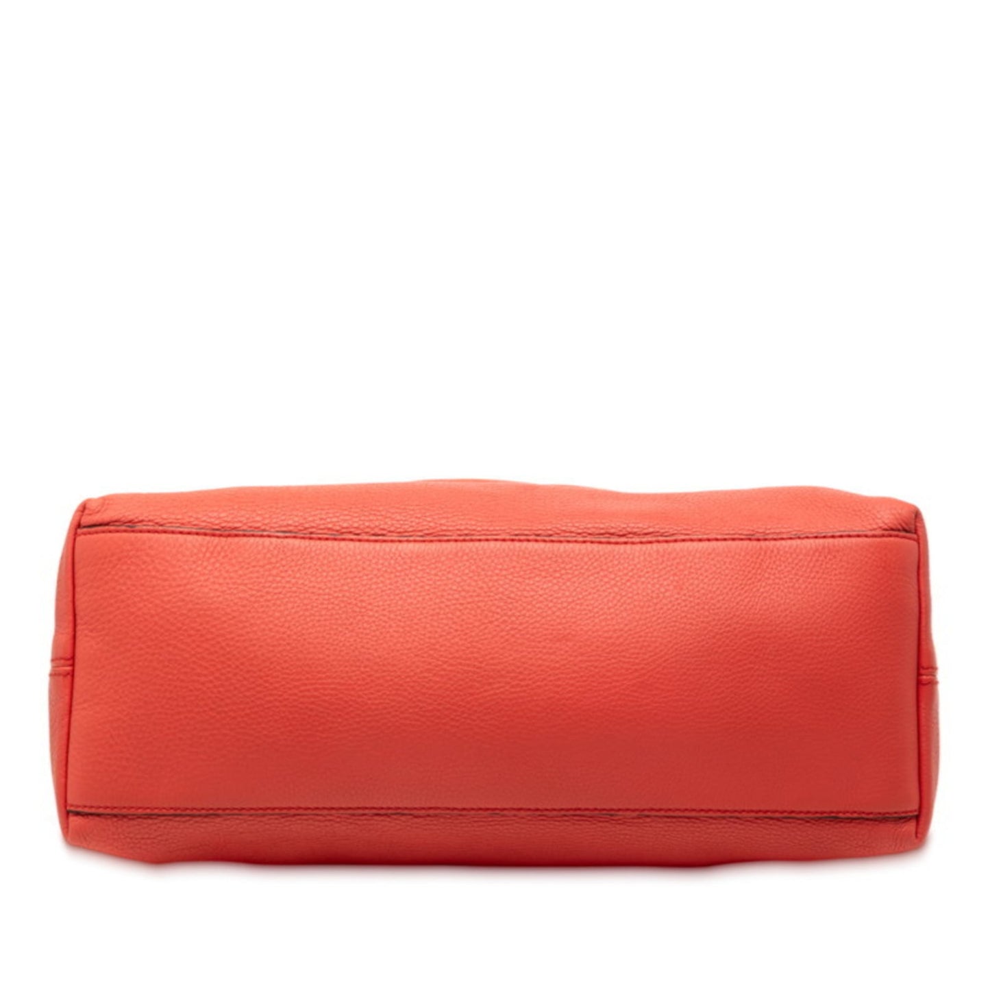 Gucci Orange Red Color Leather Handbag Shoulder Bag