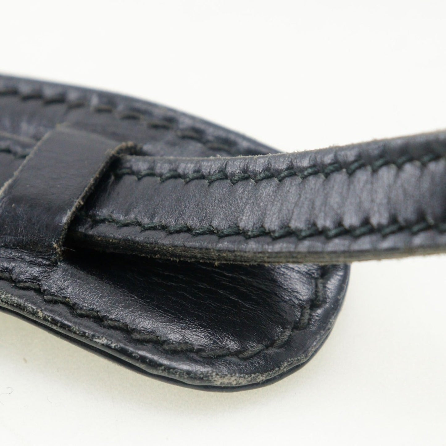 Gucci Sherry Line Black Leather Shoulder Bag
