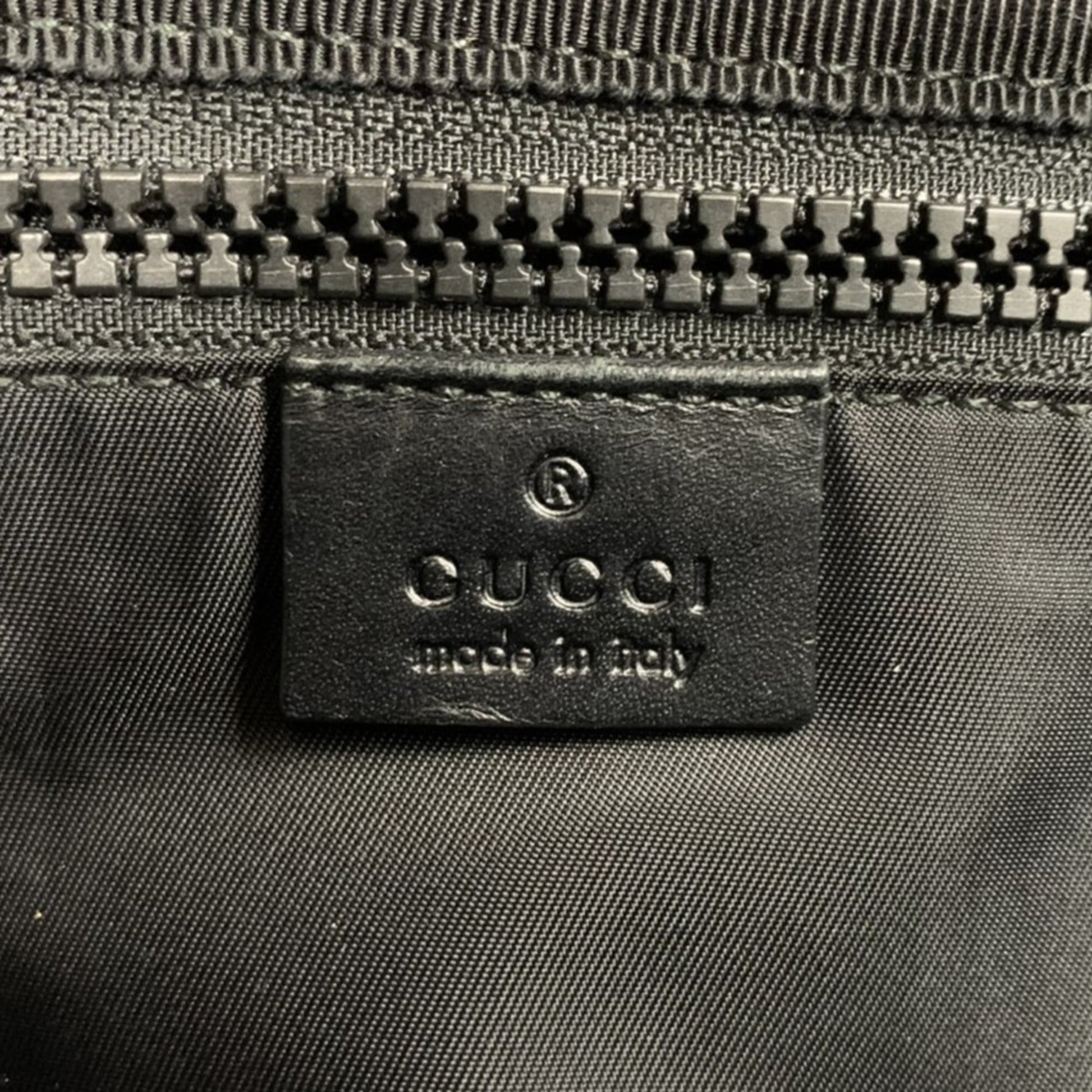 Gucci Black Nylon Backpack