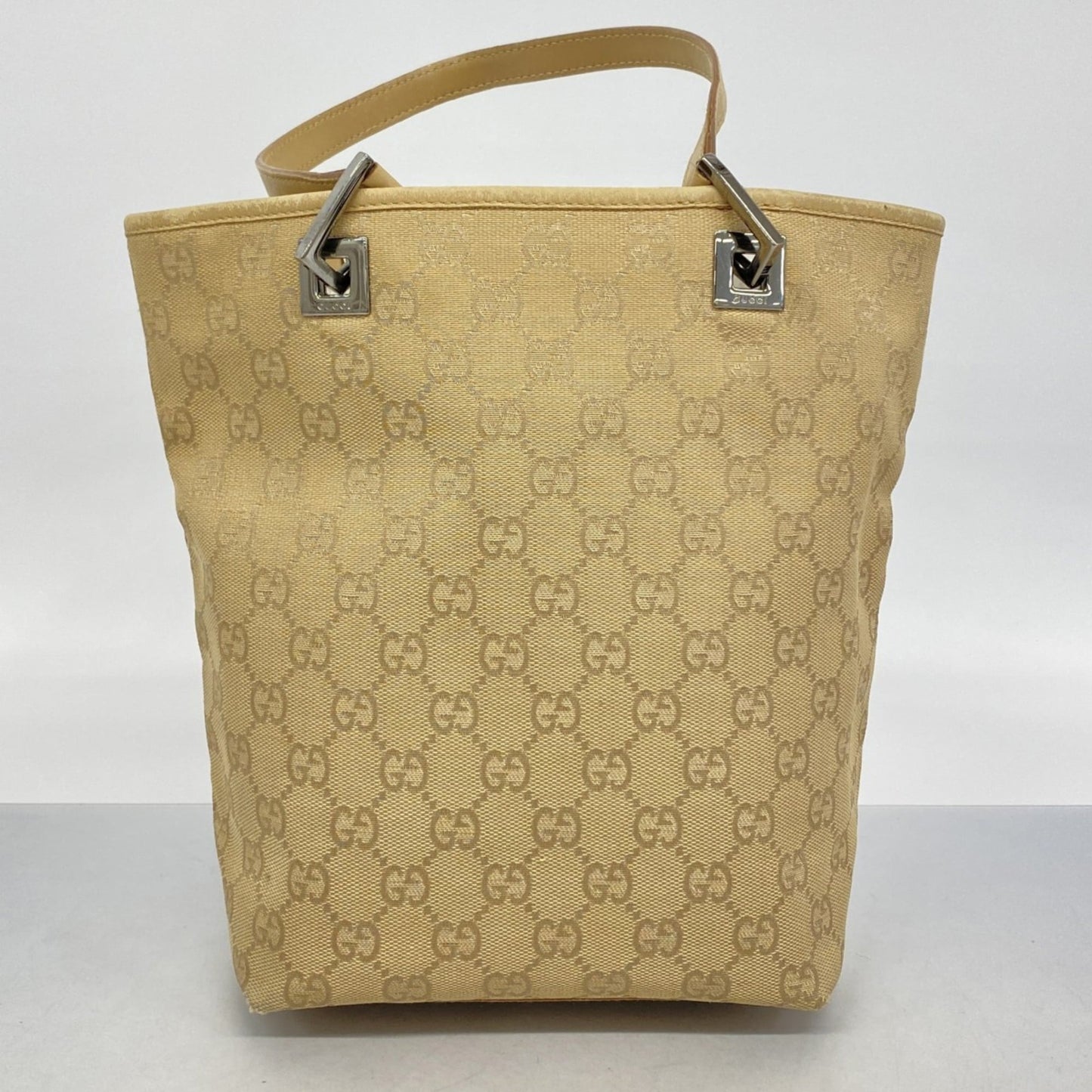 Gucci Beige Canvas Tote Bag