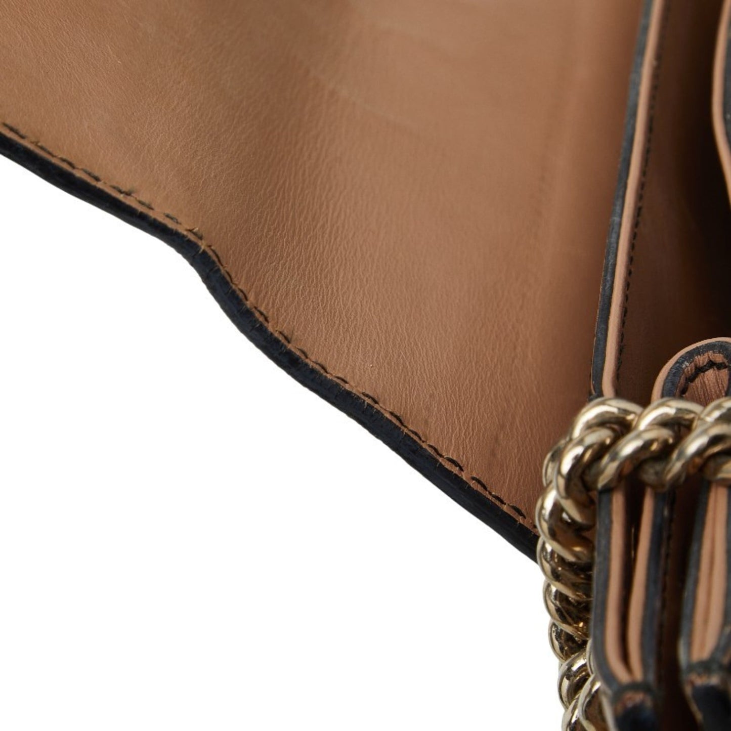 Gucci Gg Canvas Beige Pink Gg Canvas Leather Shoulder Bag