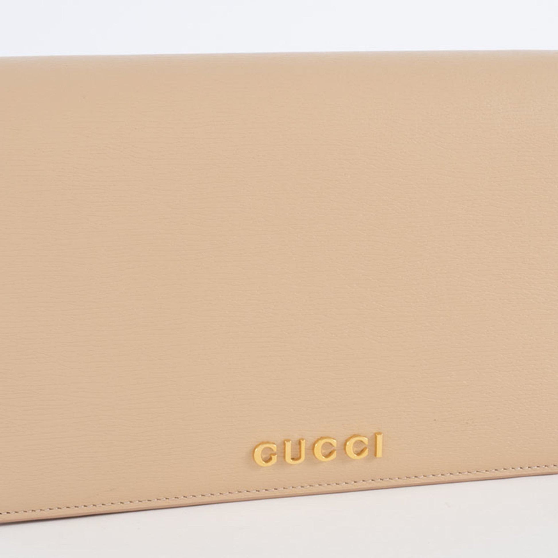 Gucci Pale Orange Leather Shoulder Bag