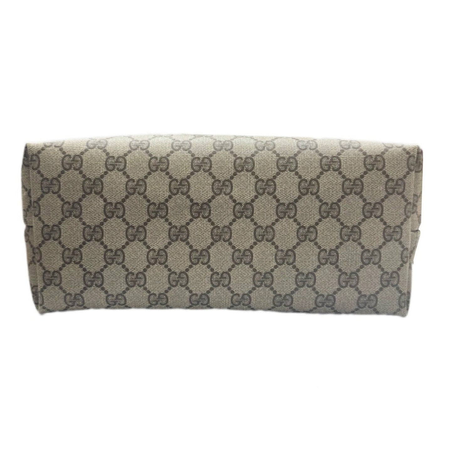 Gucci Beige Pvc Leather Tote Bag