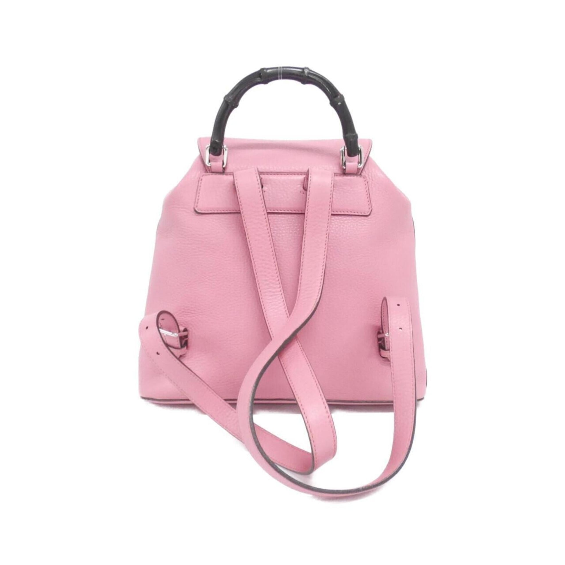 Gucci Silver Leather Backpack