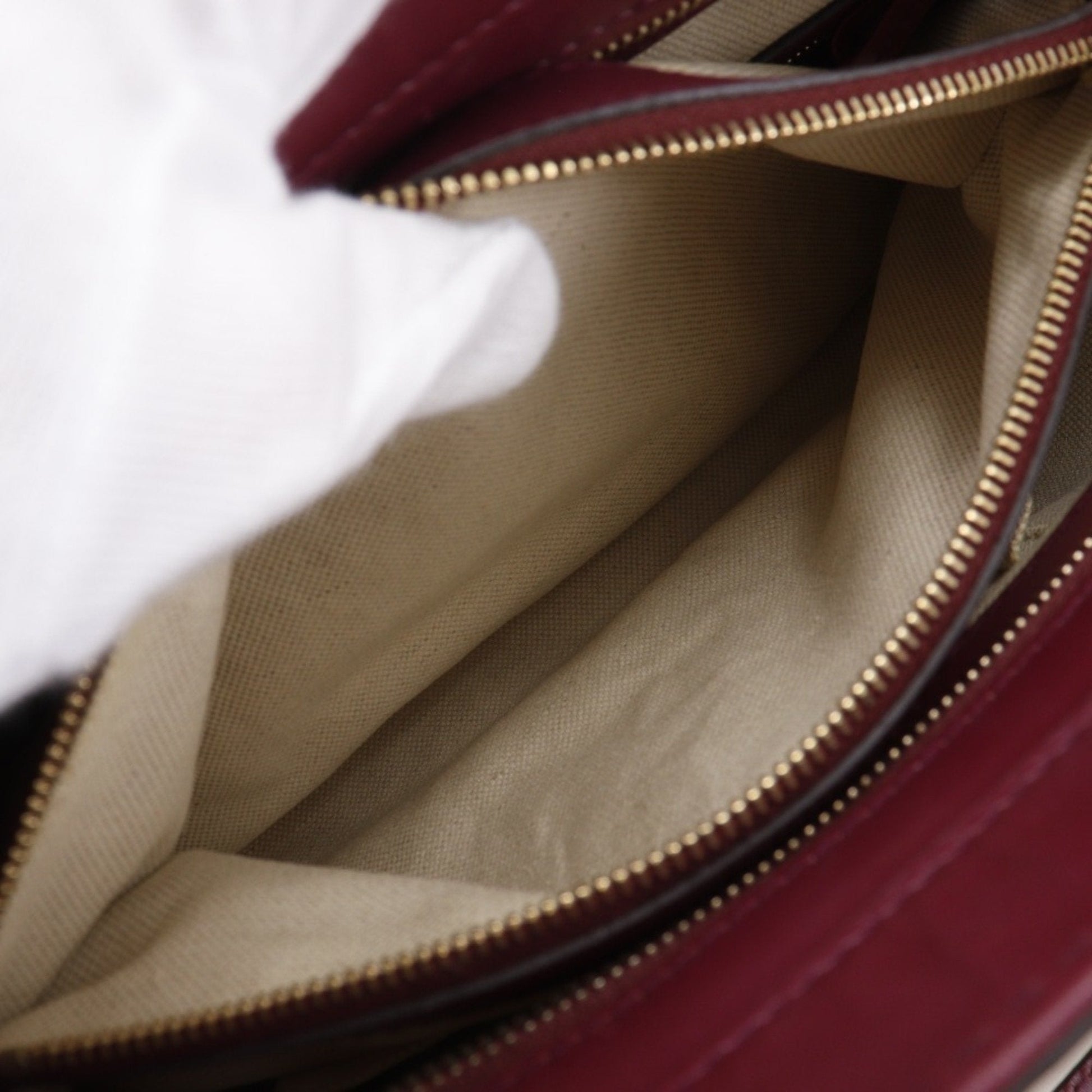 Gucci Red Color Gg Canvas Tote Bag