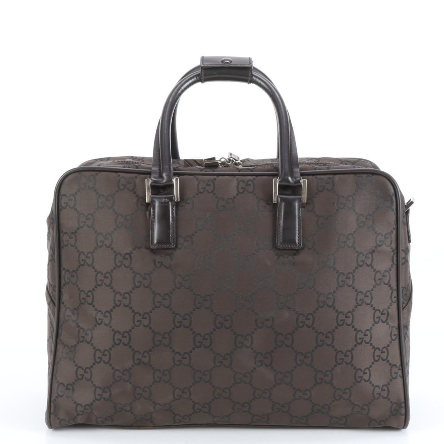Gucci Brown Nylon Nylon Briefcase