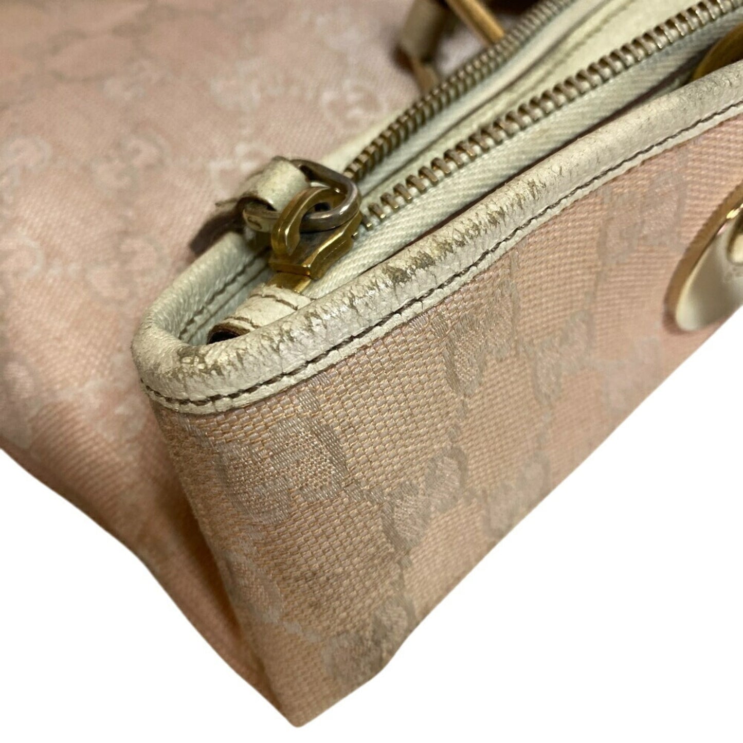 Gucci White Canvas Tote Bag