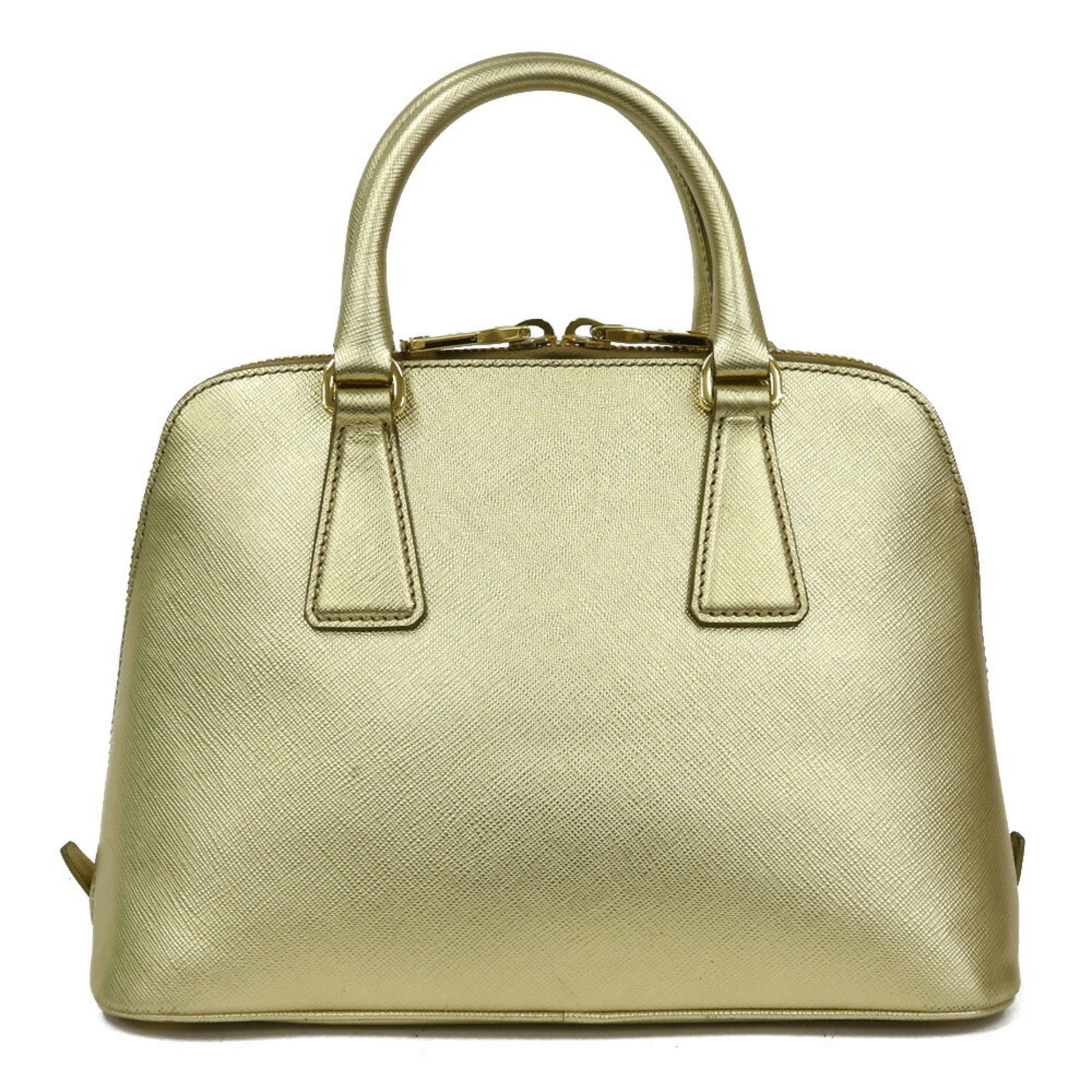 Prada Shoulder Bag Handbag Ladies Gold