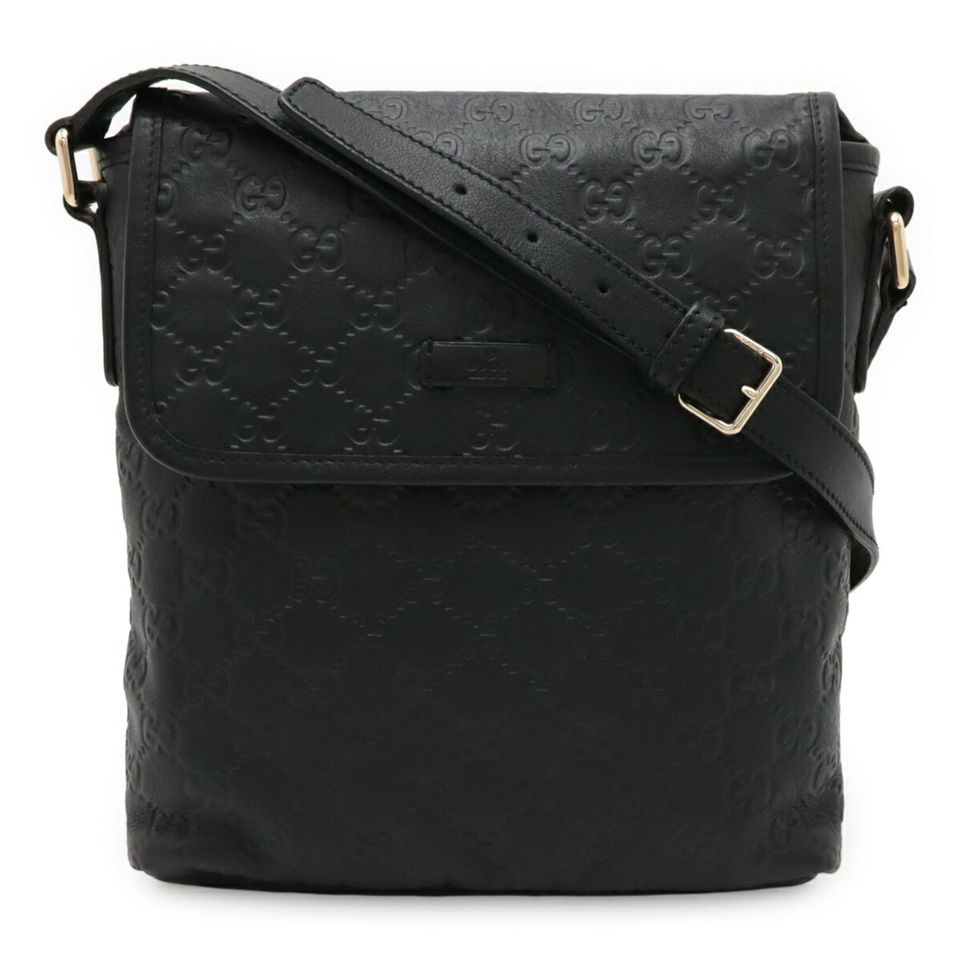 Gucci Black Leather Shoulder Bag