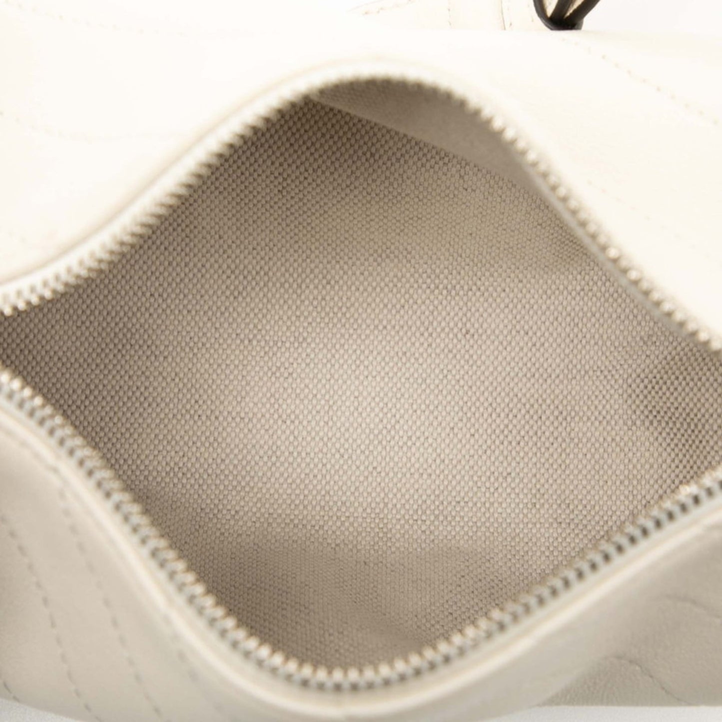Gucci Ivory White Leather Shoulder Bag
