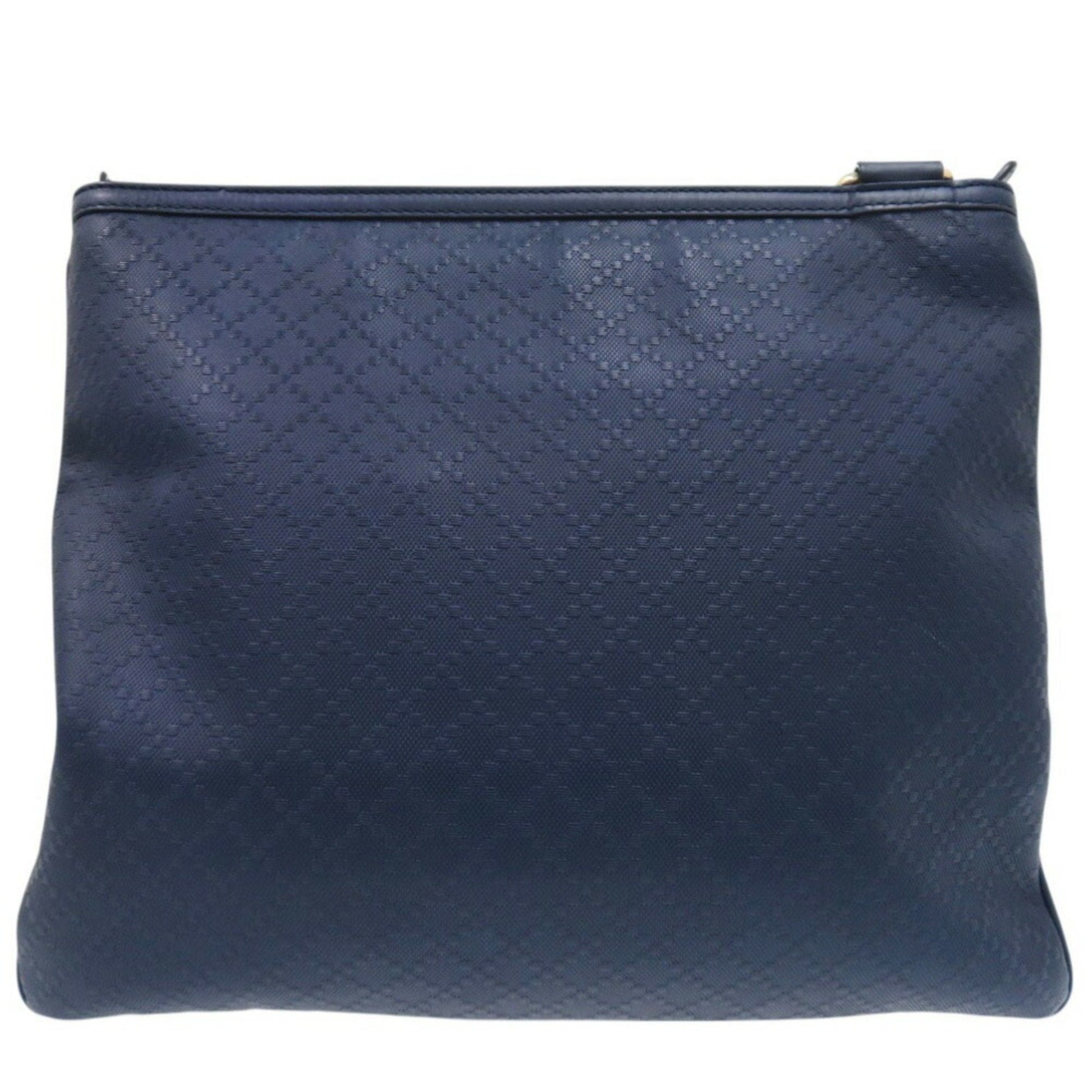 Gucci Navy Leather Shoulder Bag