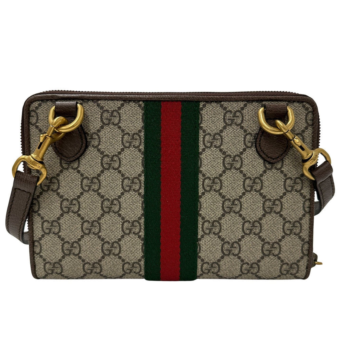 Gucci Beige Gray Gg Supreme Handbag Shoulder Bag