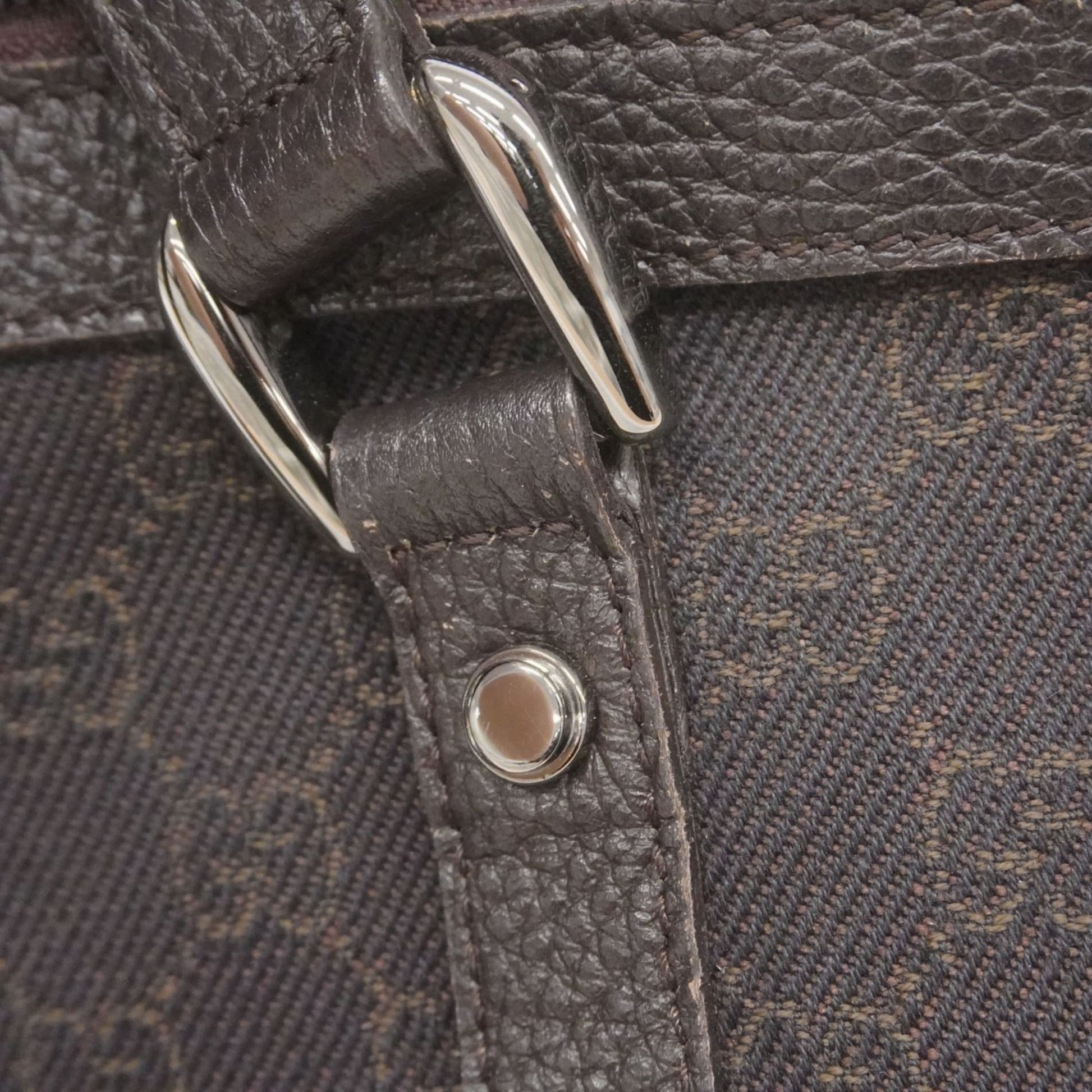 Gucci Brown Denim Tote Bag