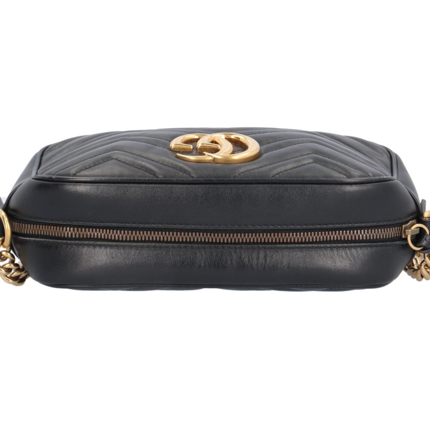 Gucci Gg Marmont Black Leather Shoulder Bag