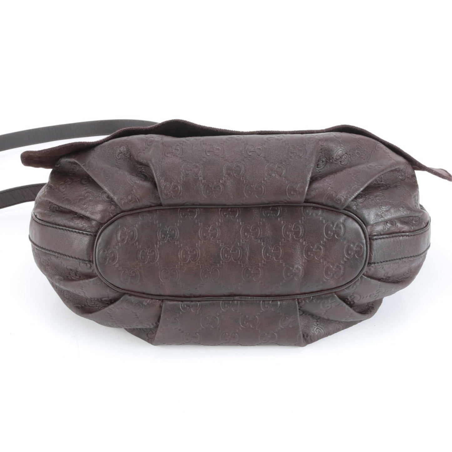 Gucci Brown Leather Shoulder Bag