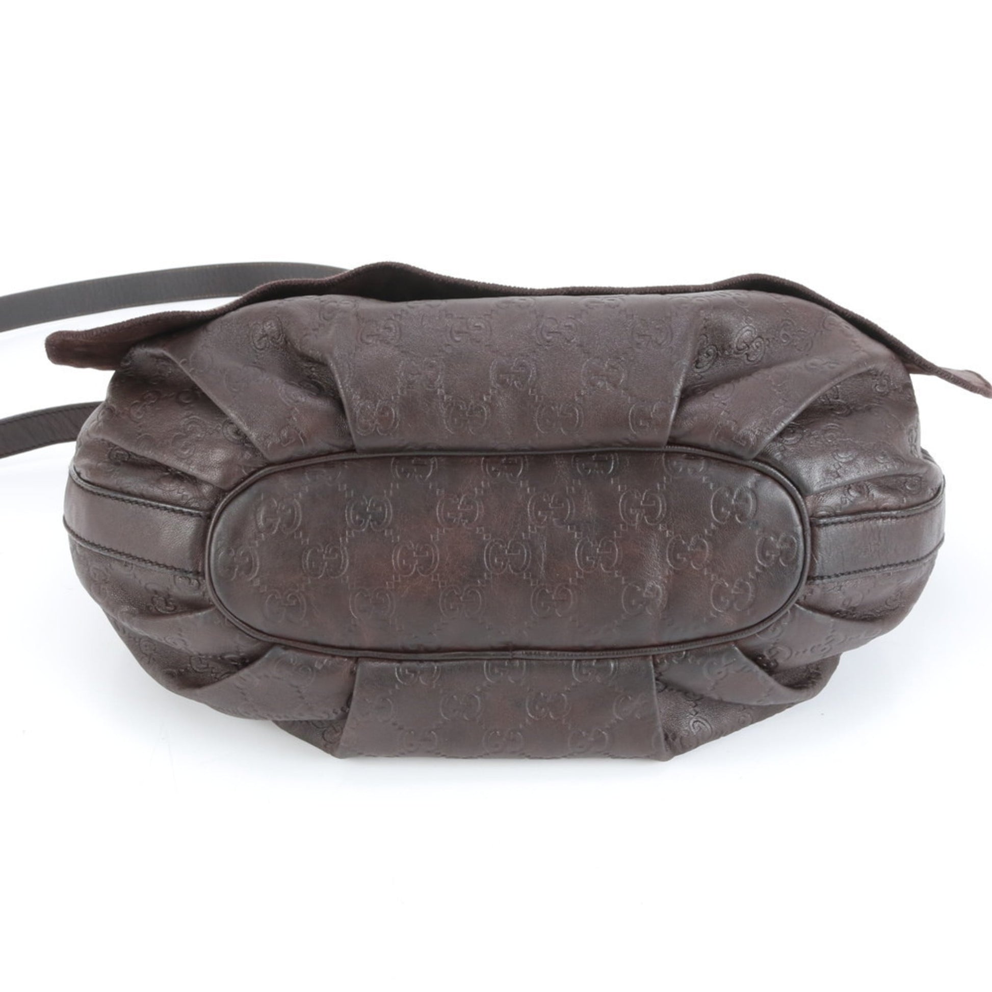 Gucci Brown Leather Shoulder Bag