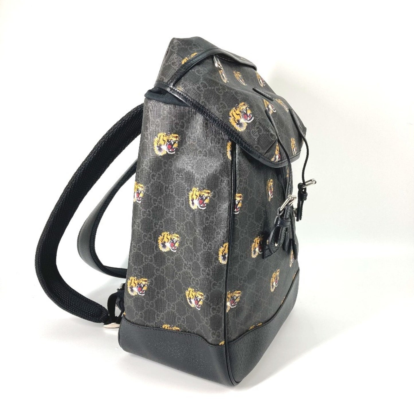 Gucci Black Gg Supreme Backpack