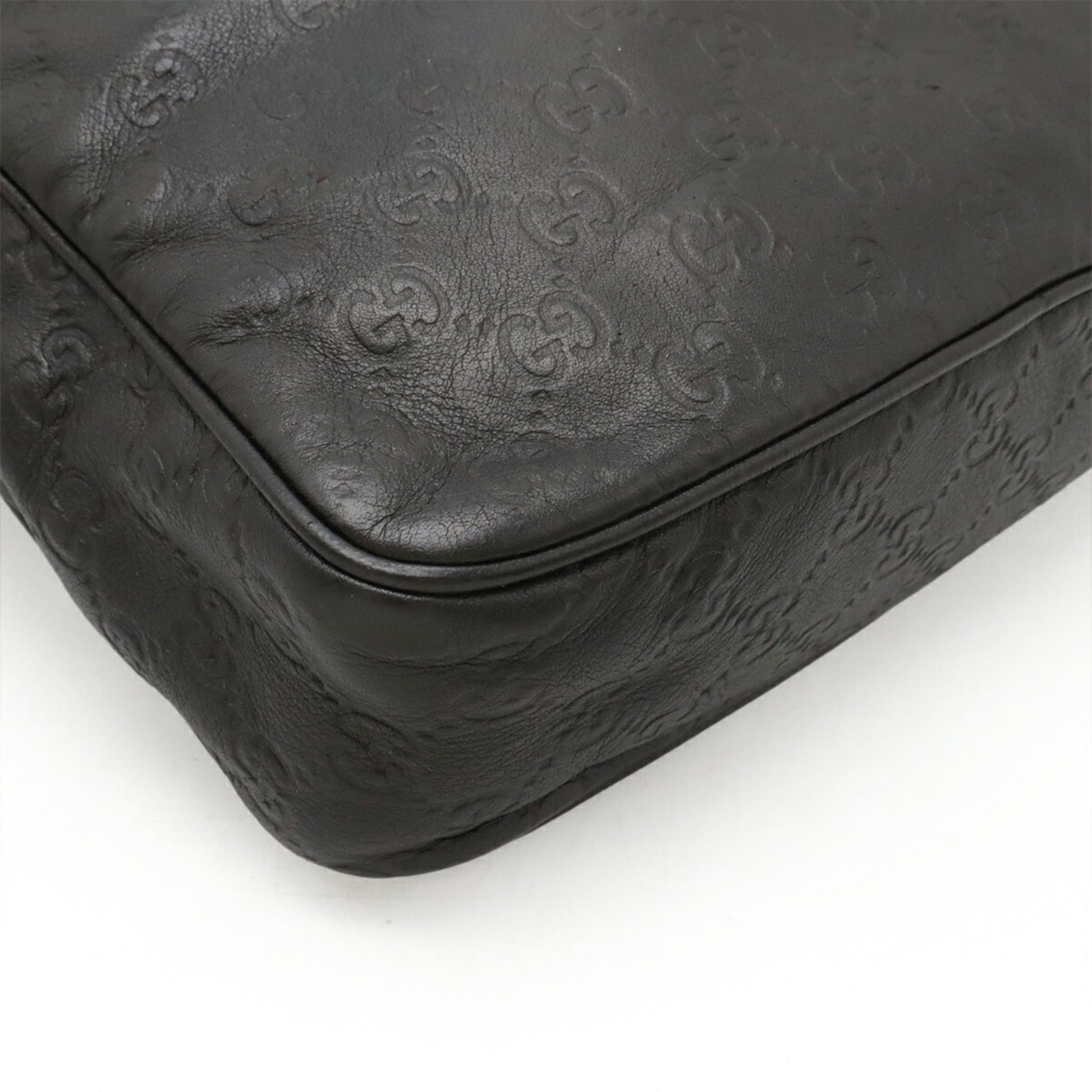 Gucci Black Leather Shoulder Bag
