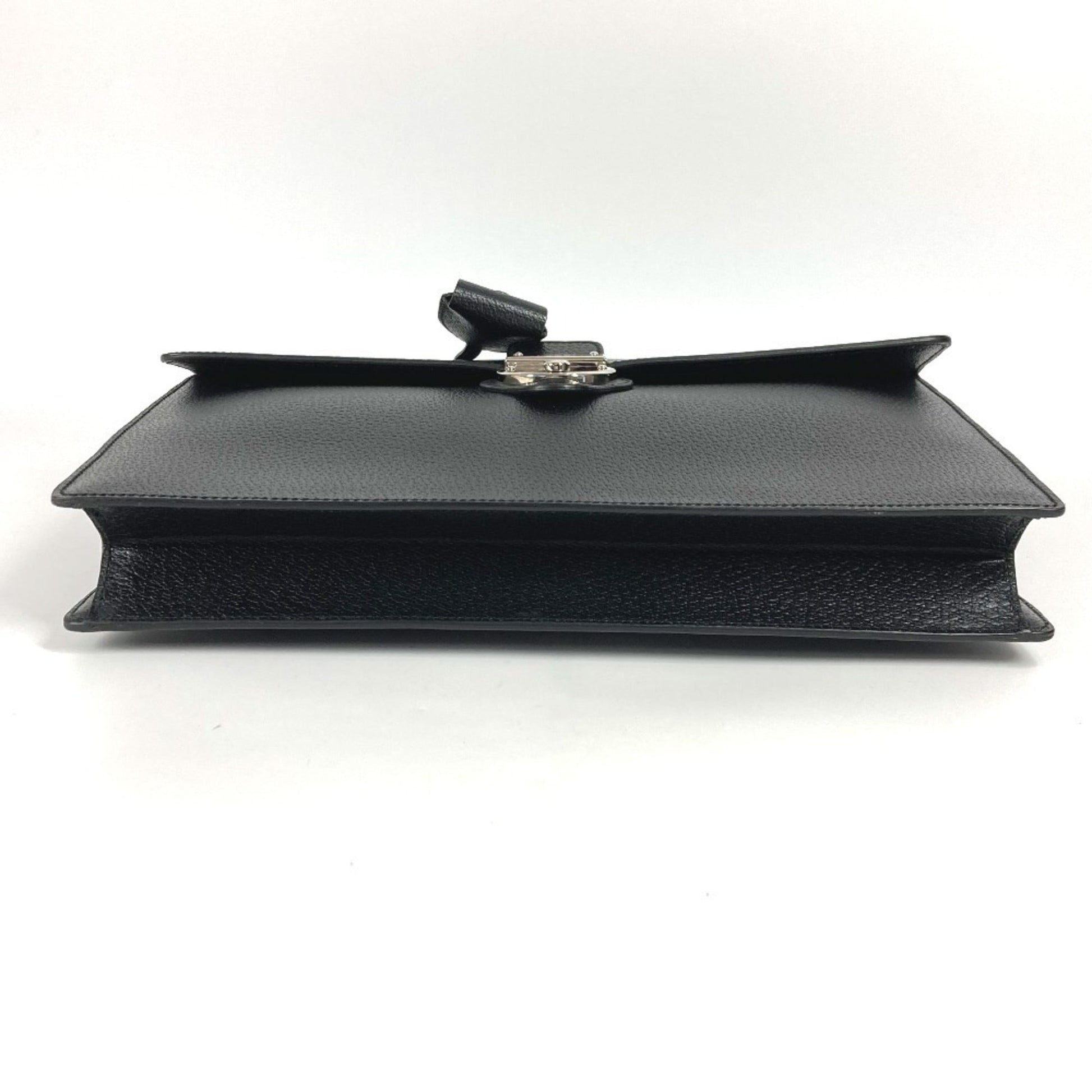Gucci Black Leather Briefcase Handbag