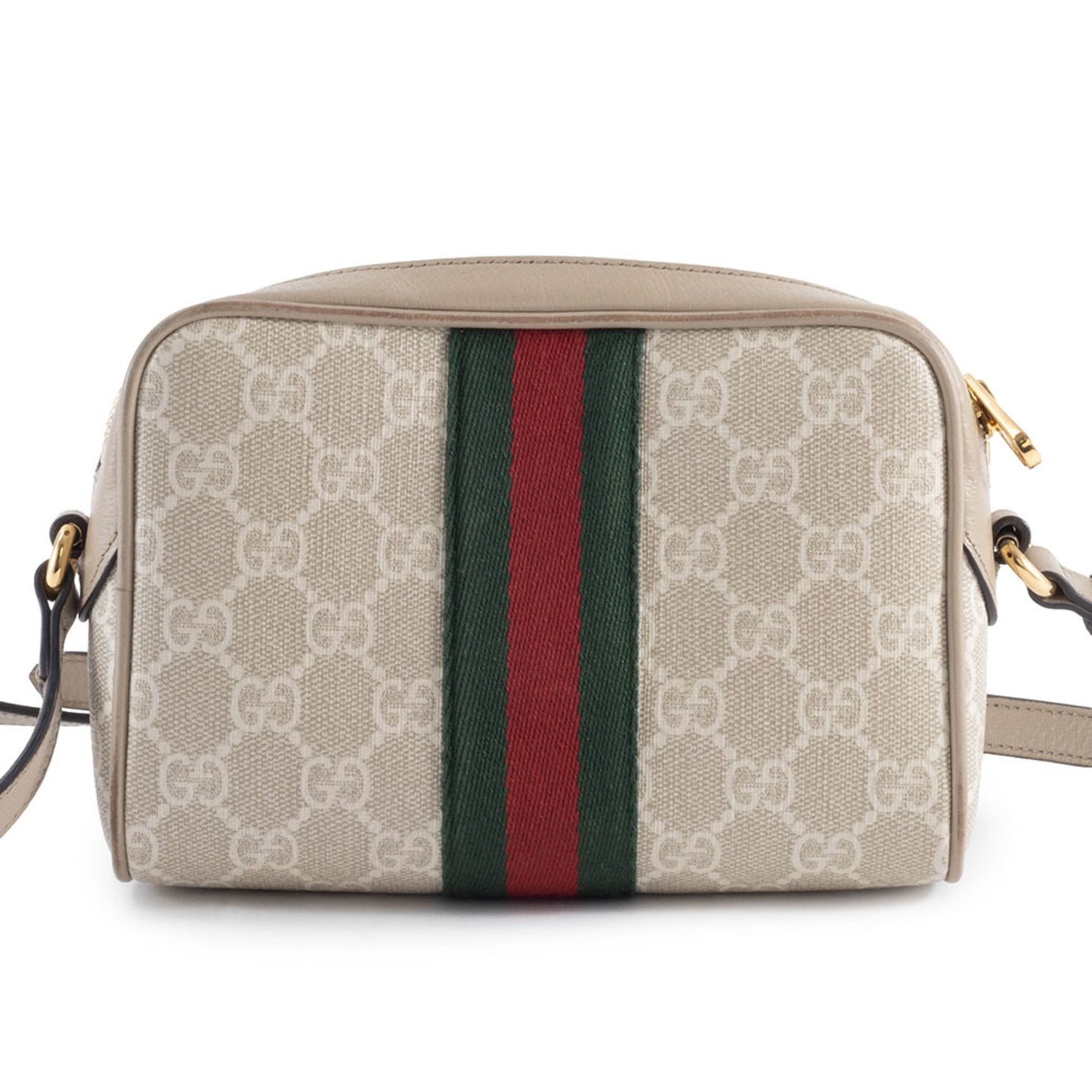 Gucci Beige Gg Supreme Leather Shoulder Bag