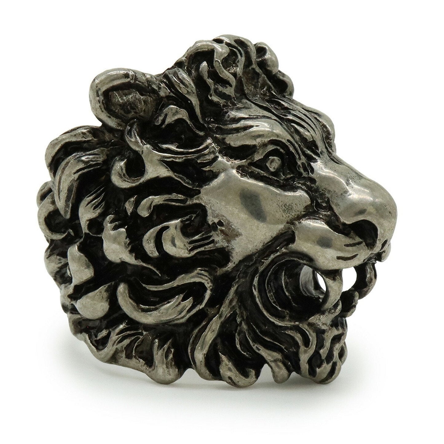 Gucci Silver Metal Band Ring