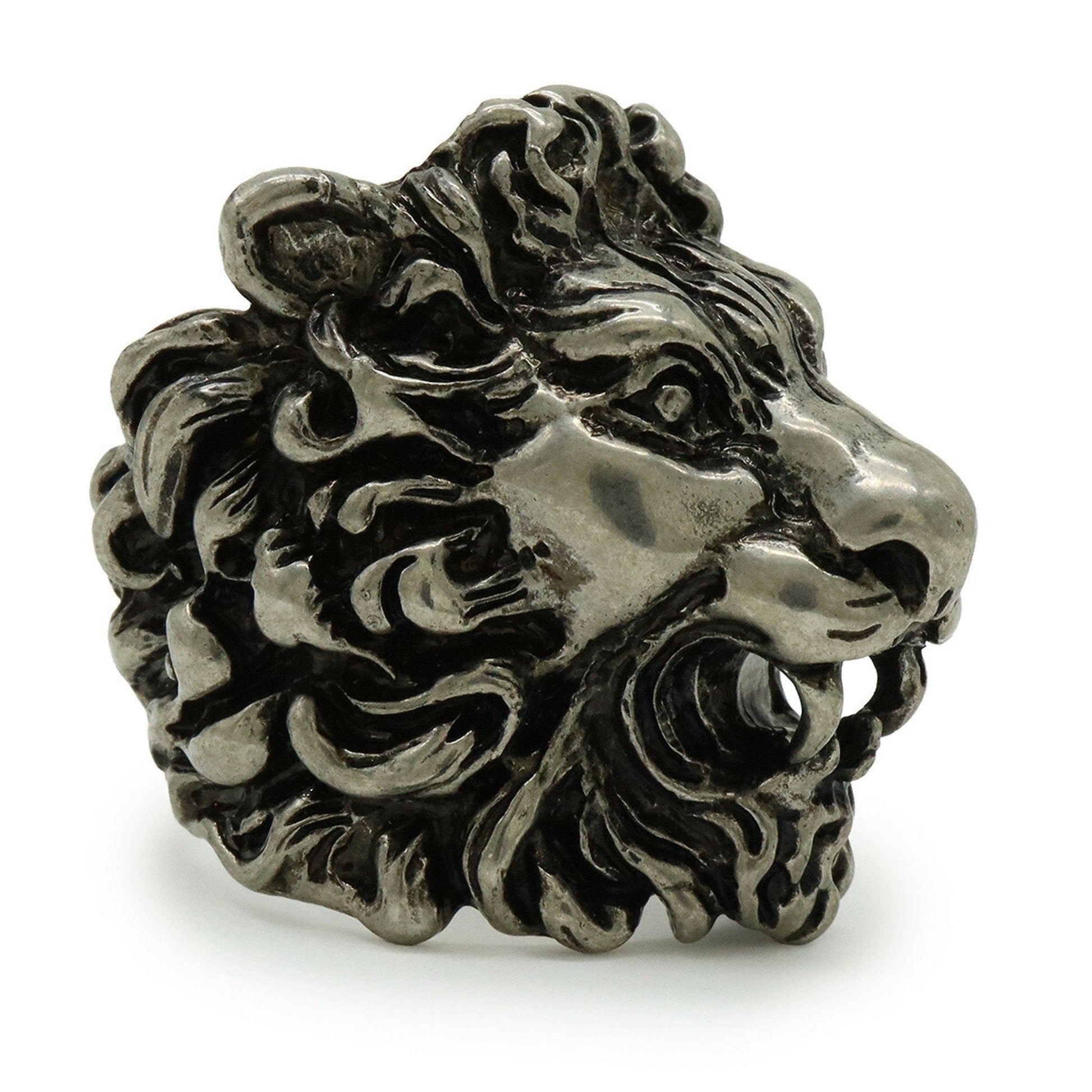 Gucci Silver Metal Band Ring