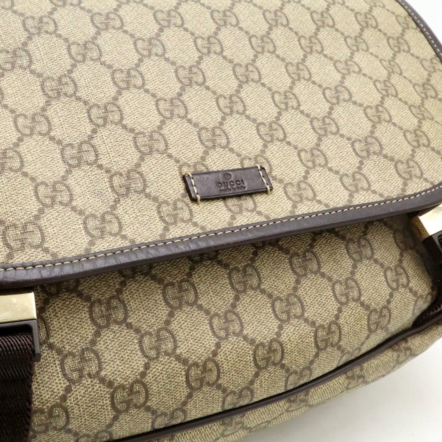 Gucci Gg Plus Beige Gg Supreme Shoulder Bag