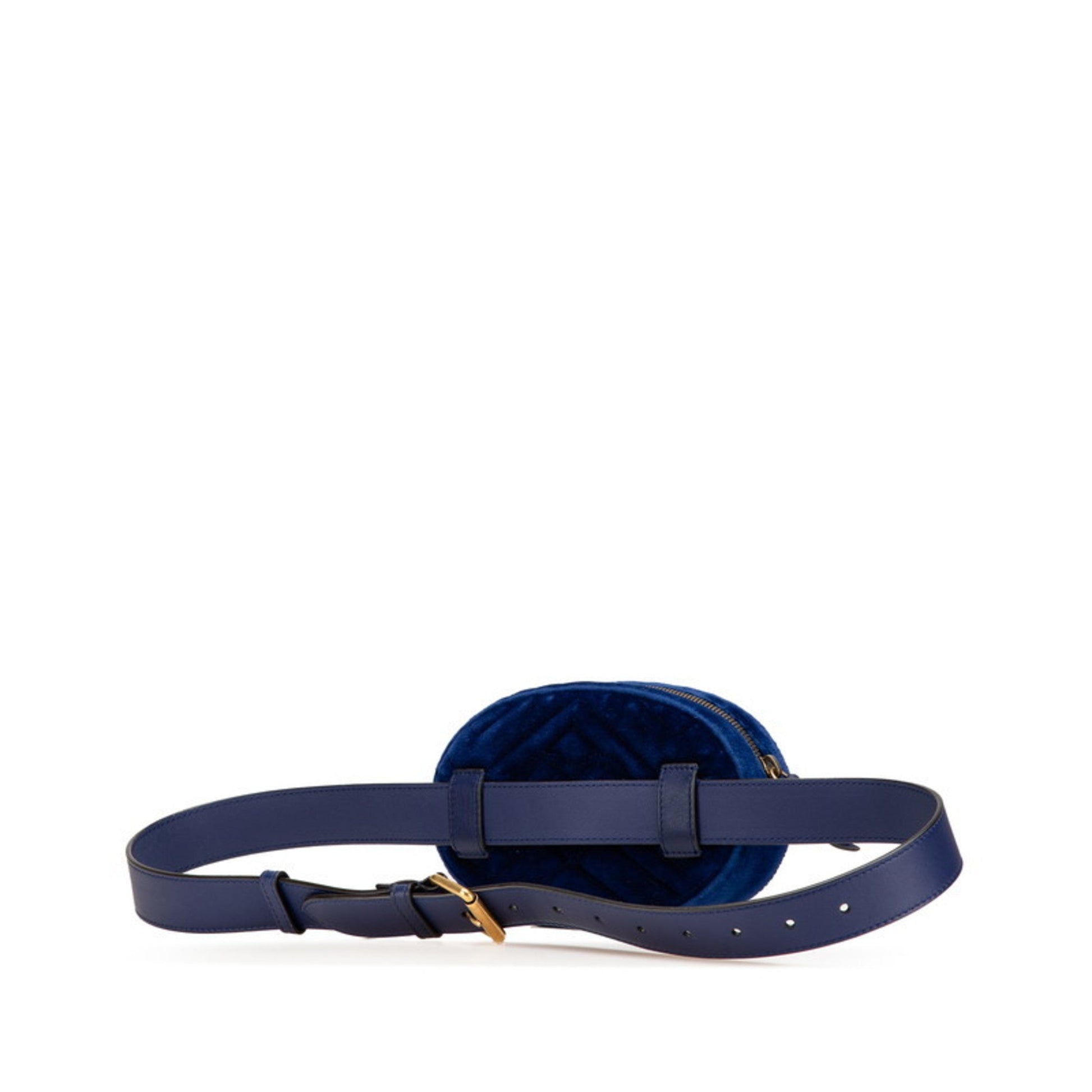 Gucci Gg Marmont Blue Leather Sling Bag