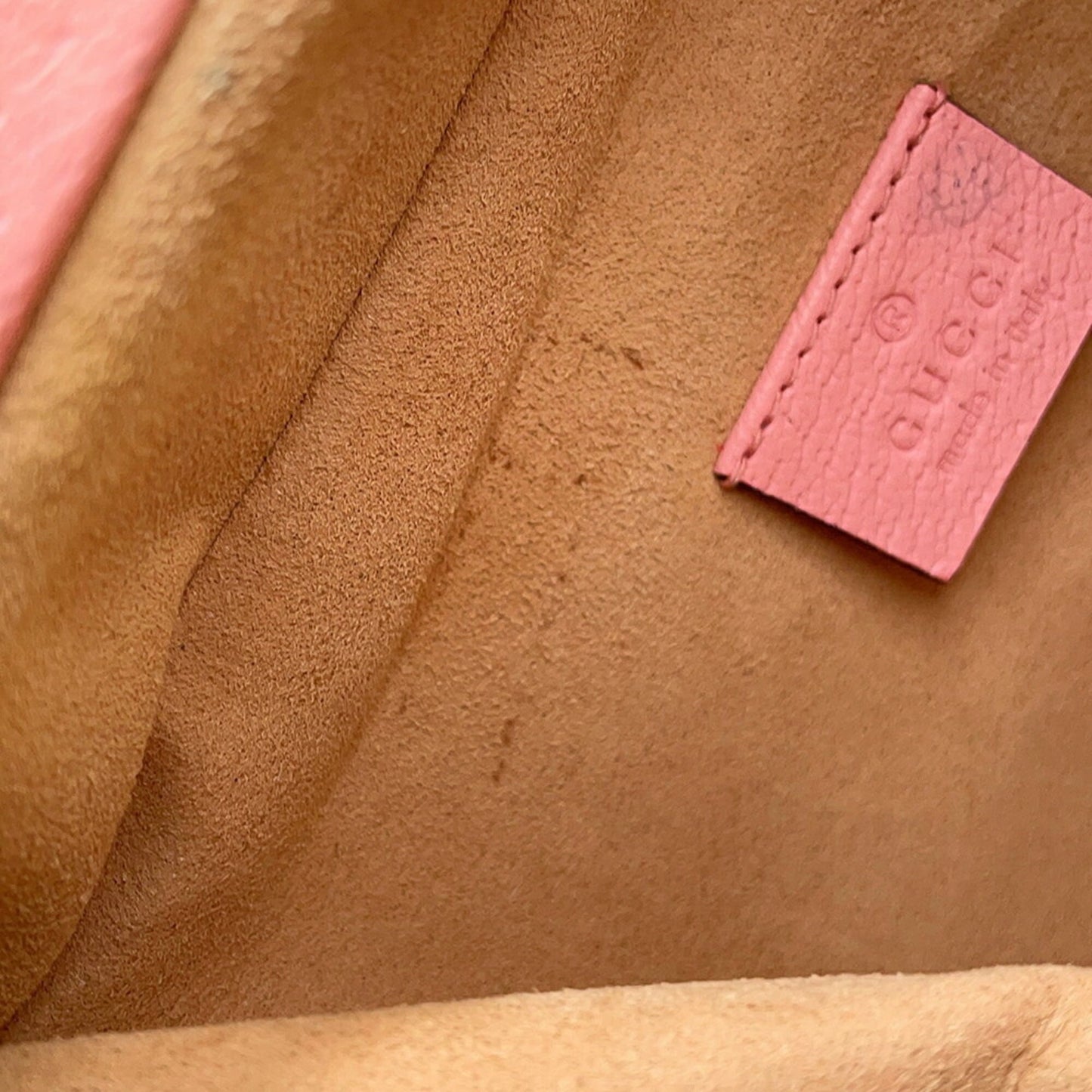 Gucci Pink Leather Handbag