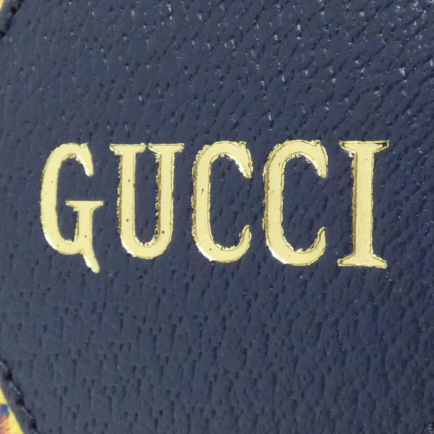 Gucci Blue Orange Coated Canvas Shoulder Bag