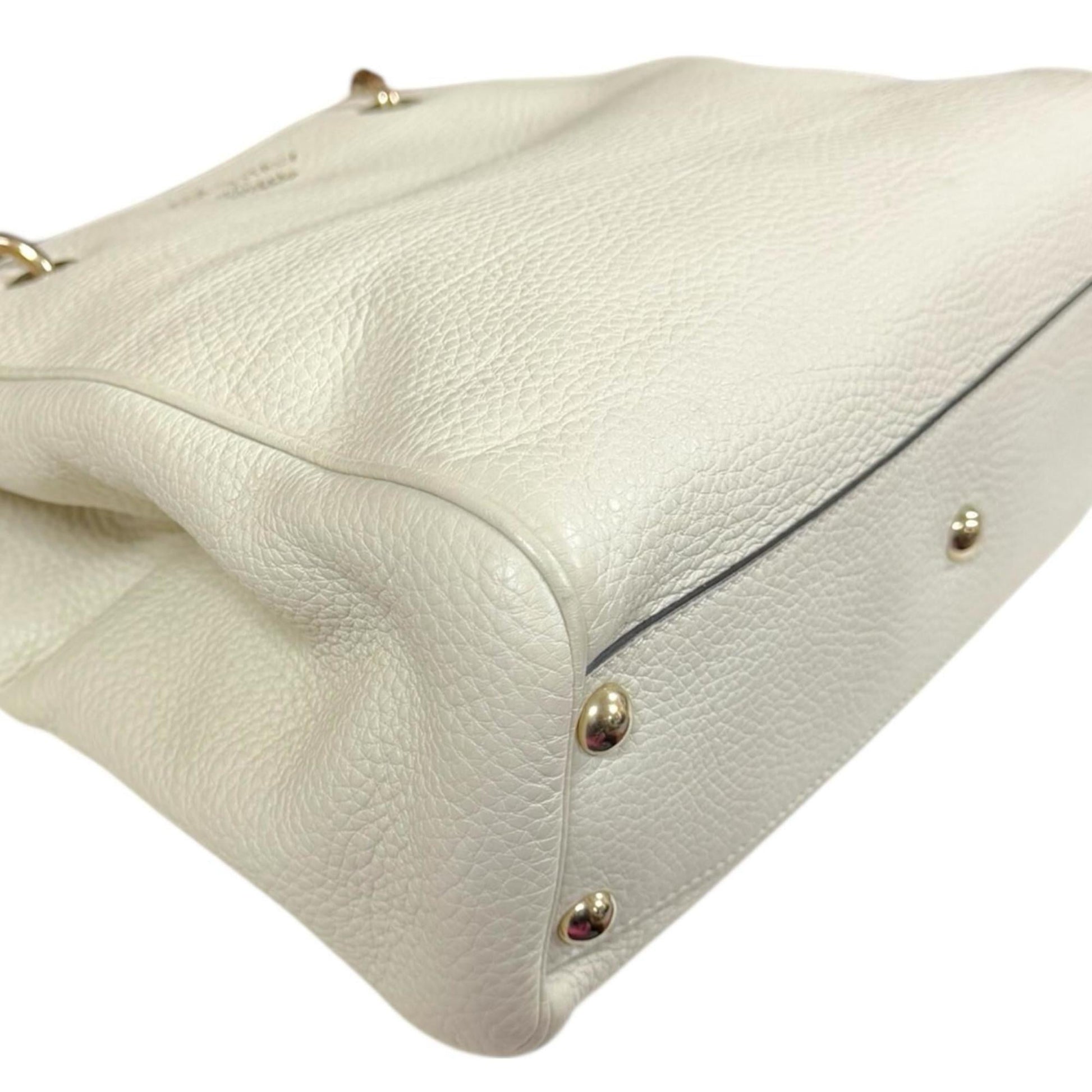 Gucci Ivory White Bamboo Shoulder Bag