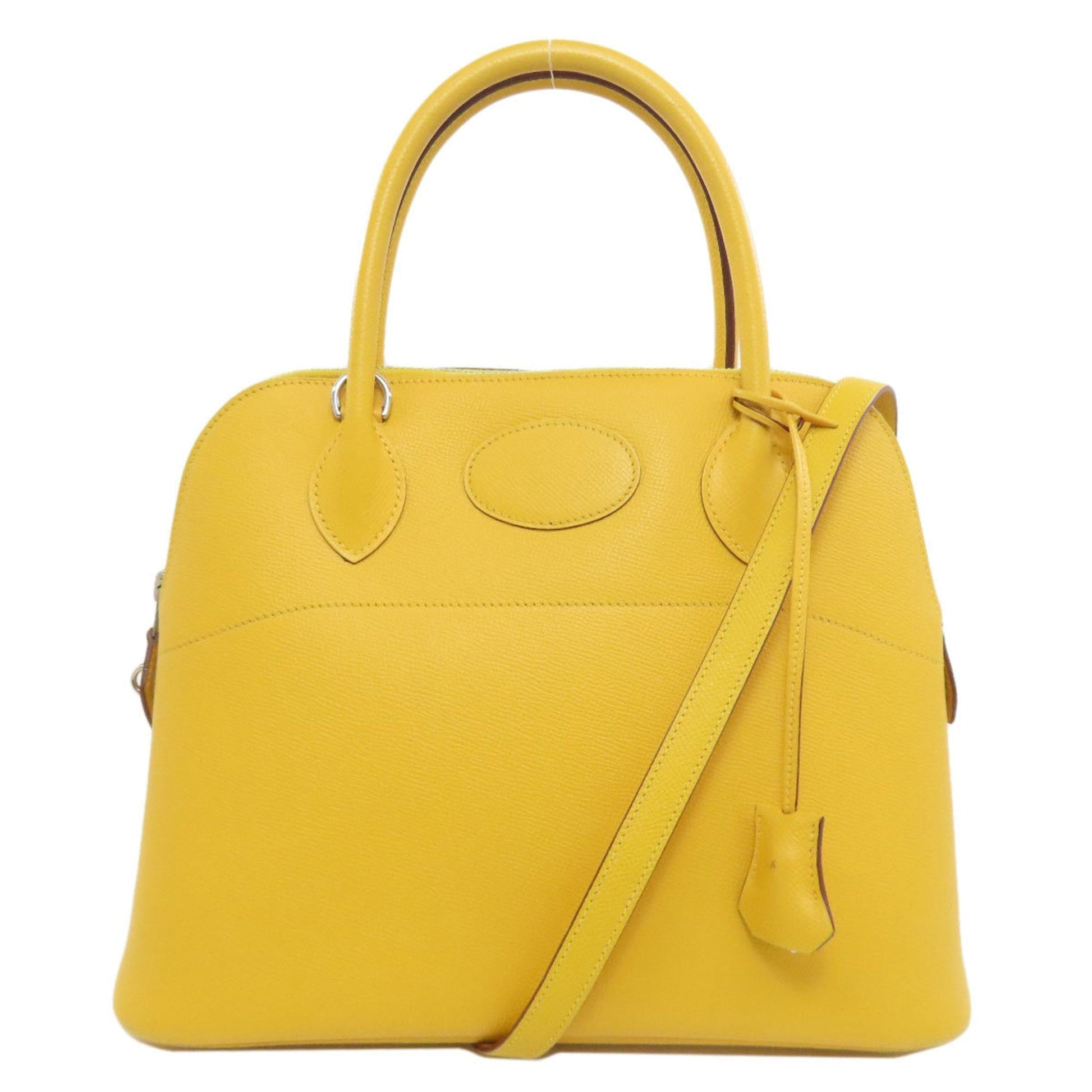 Hermes Epsom Tote Bag Leather Yellow