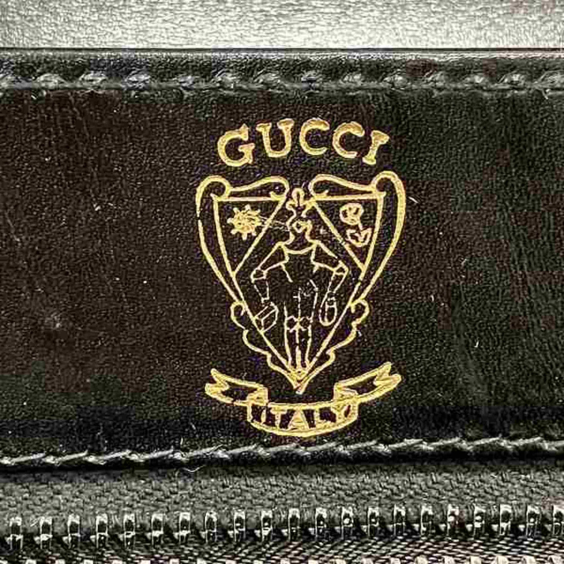 Gucci Black Leather Shoulder Bag