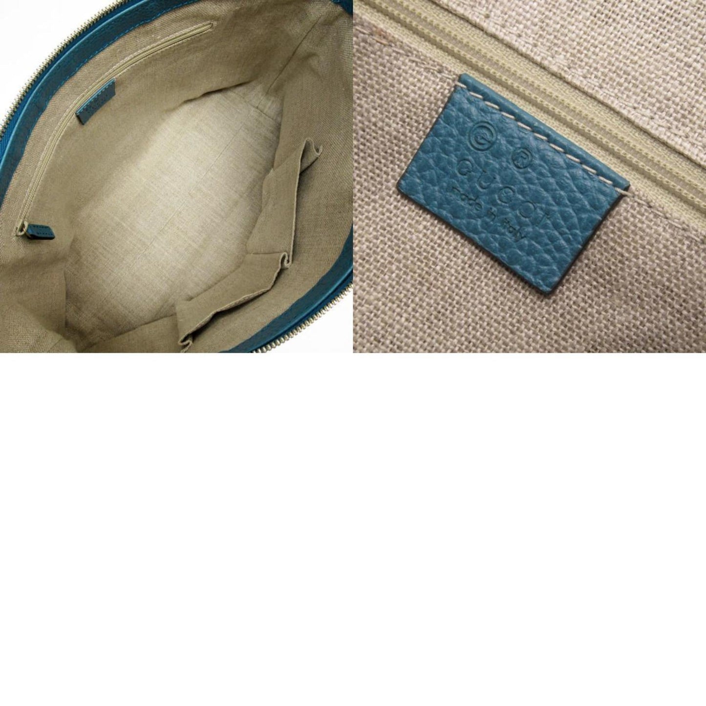 Gucci Green Leather Handbag Shoulder Bag