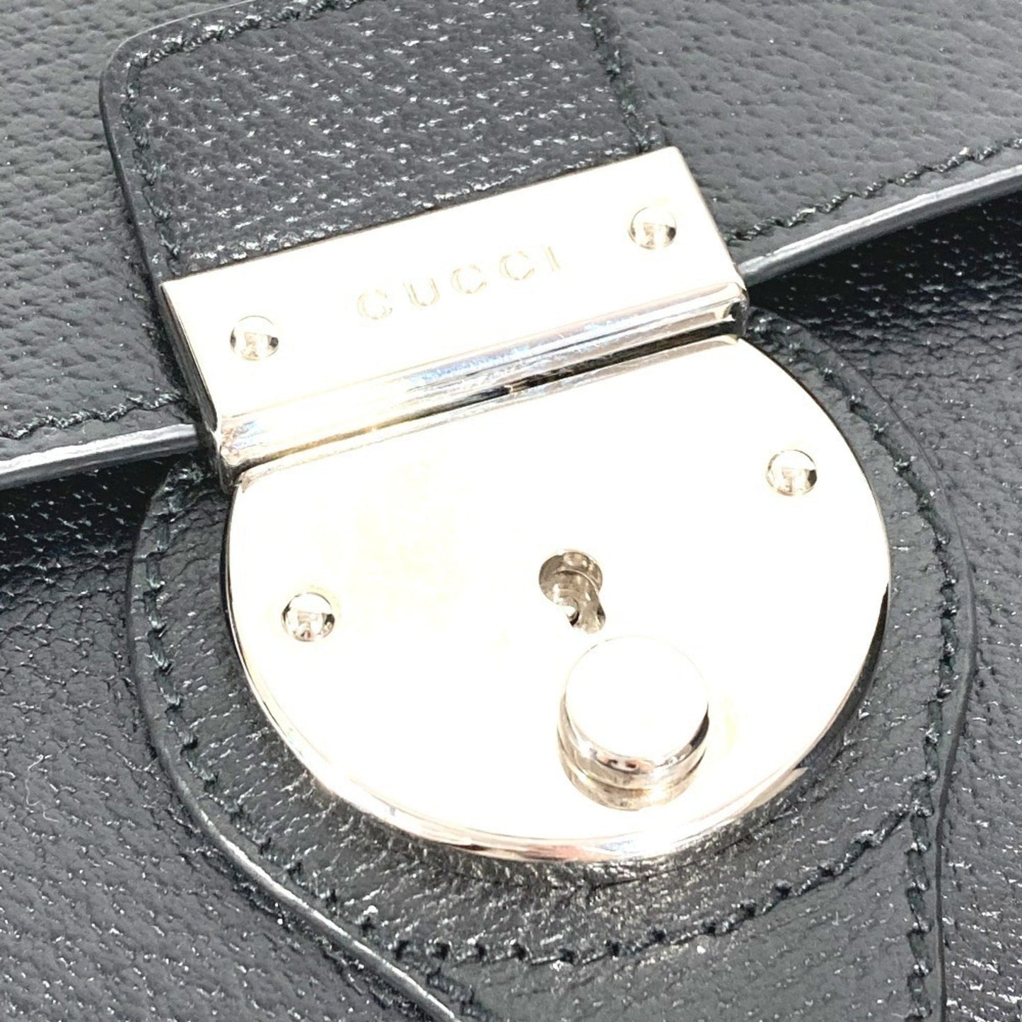 Gucci Black Leather Briefcase Handbag