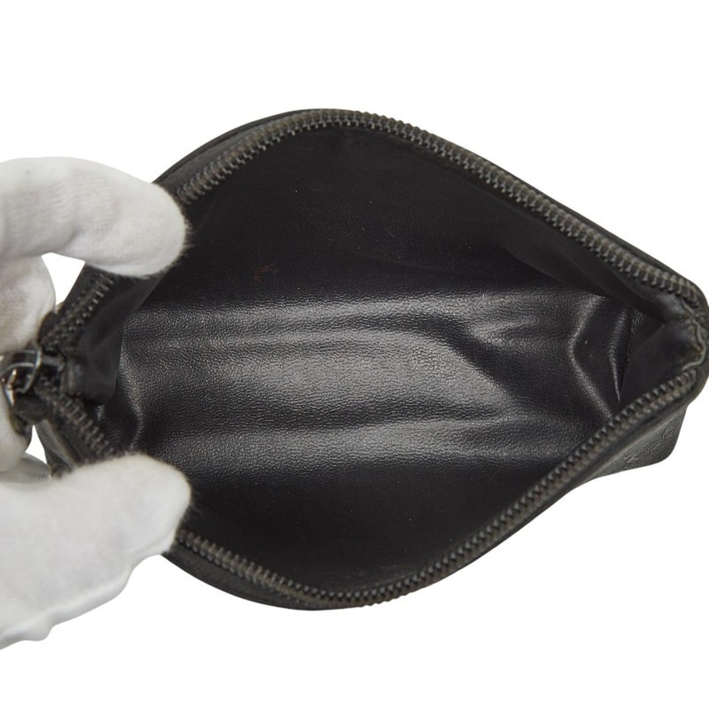 Gucci Black Nylon Leather Pouch