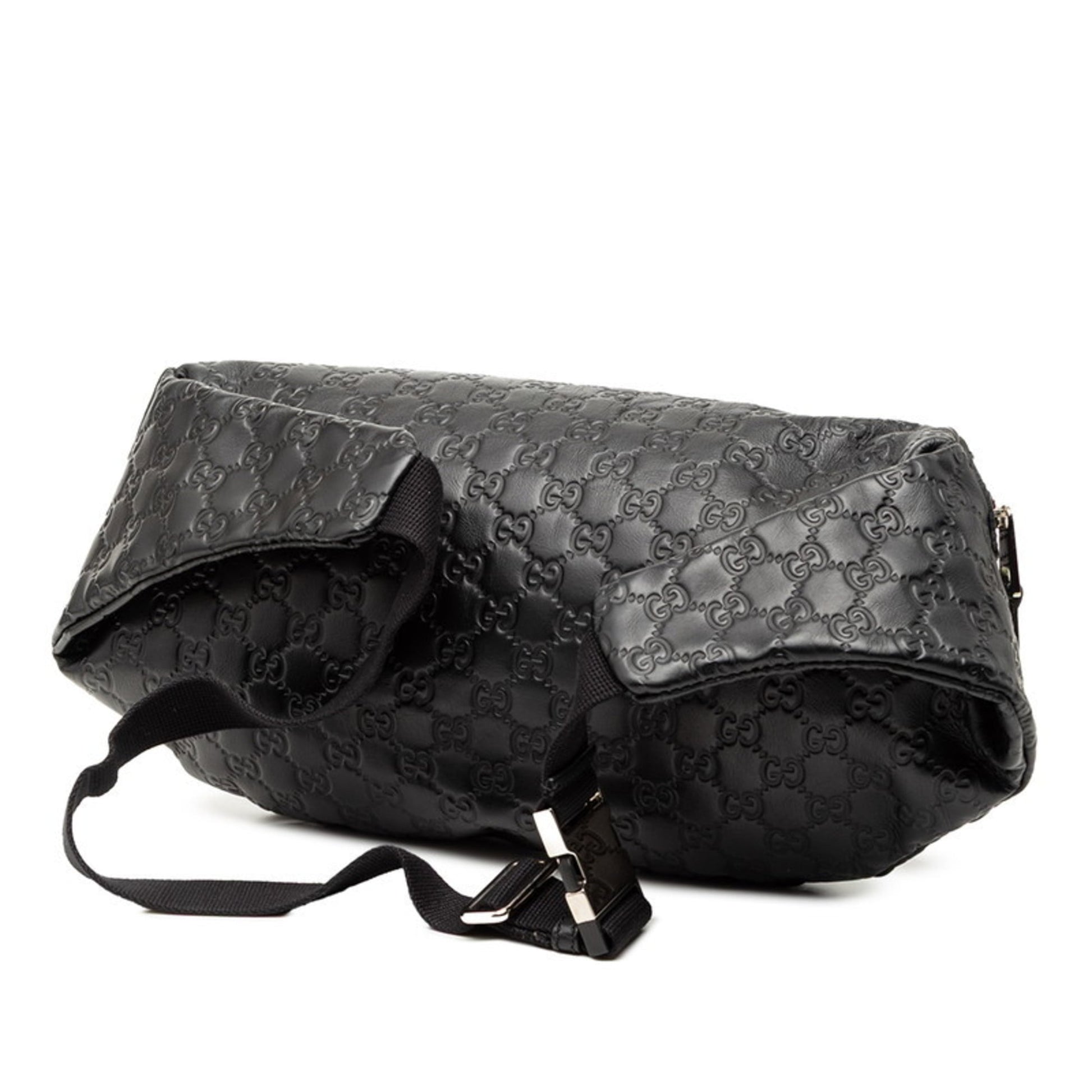 Gucci Guccissima Black Multi-Color Leather Sling Bag