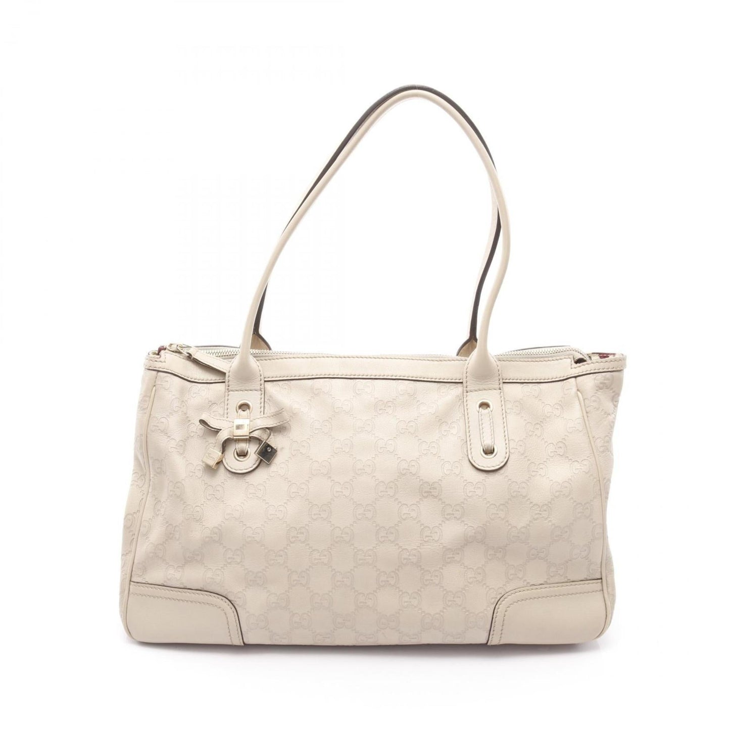 Gucci Beige Leather Tote Bag