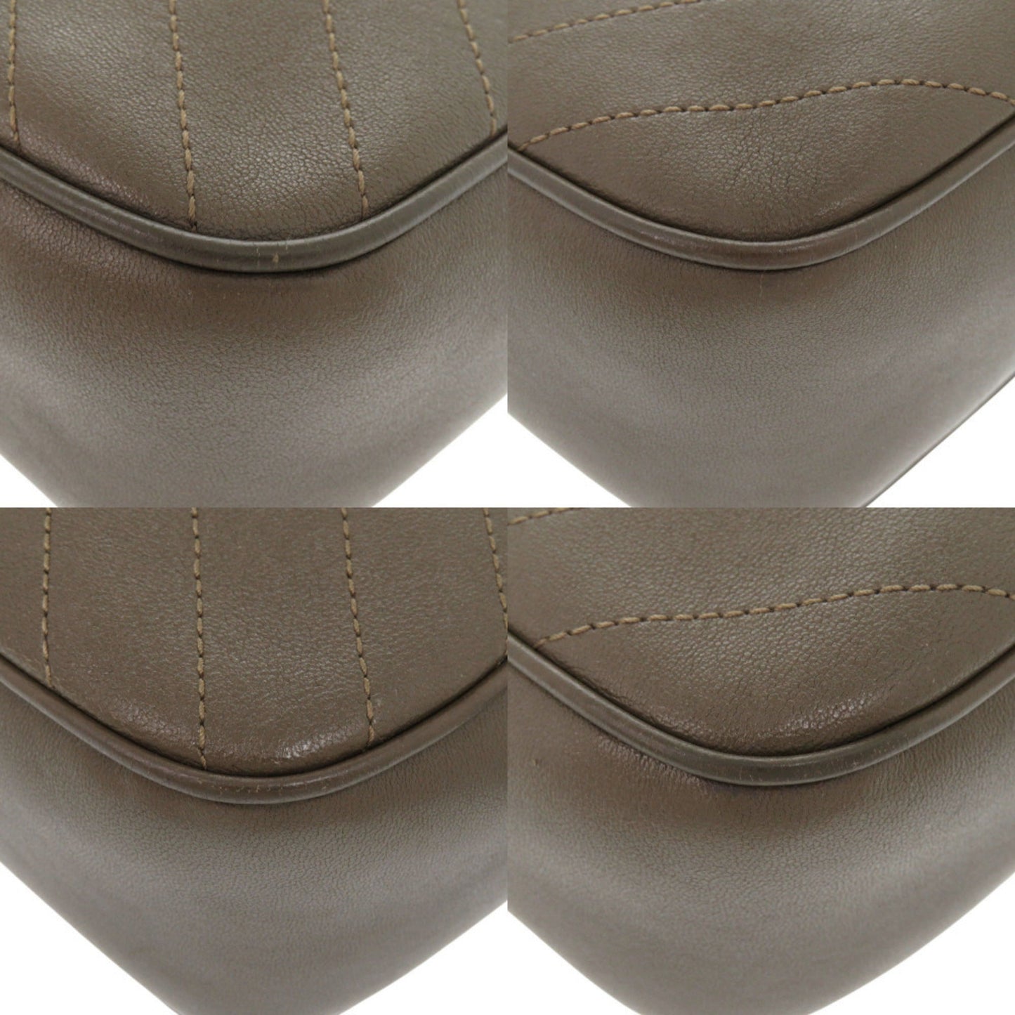 Gucci Brown Leather Shoulder Bag