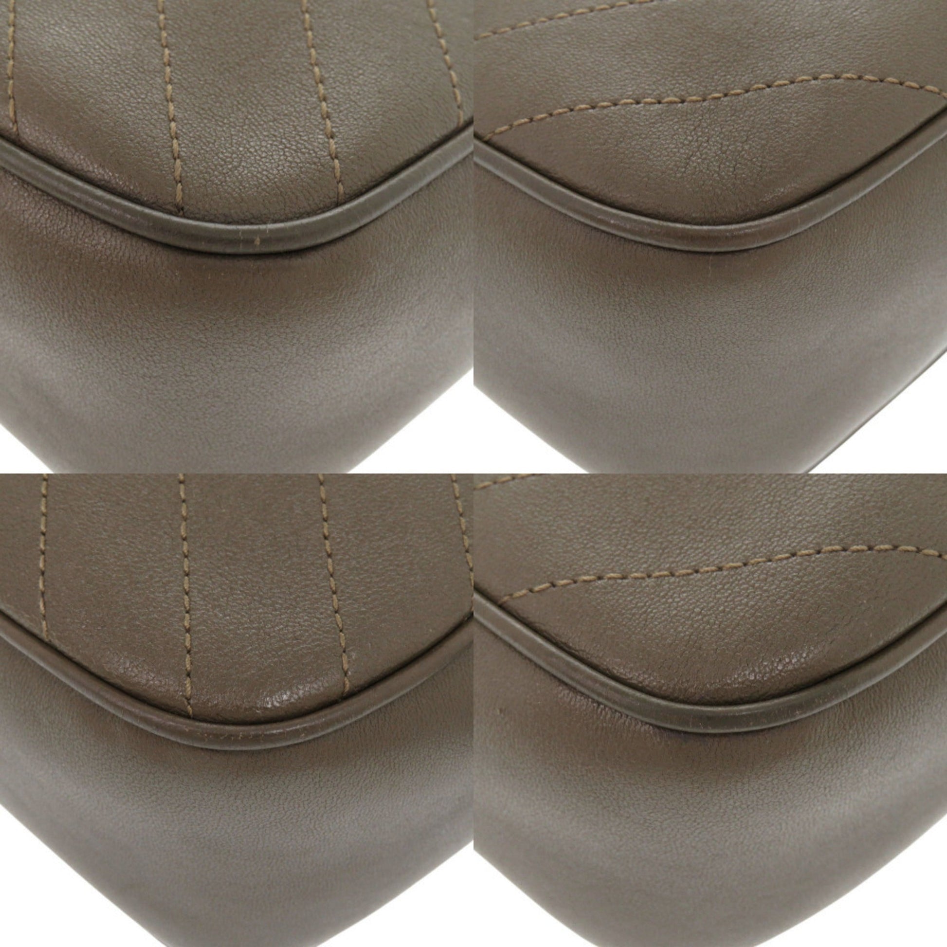 Gucci Brown Leather Shoulder Bag