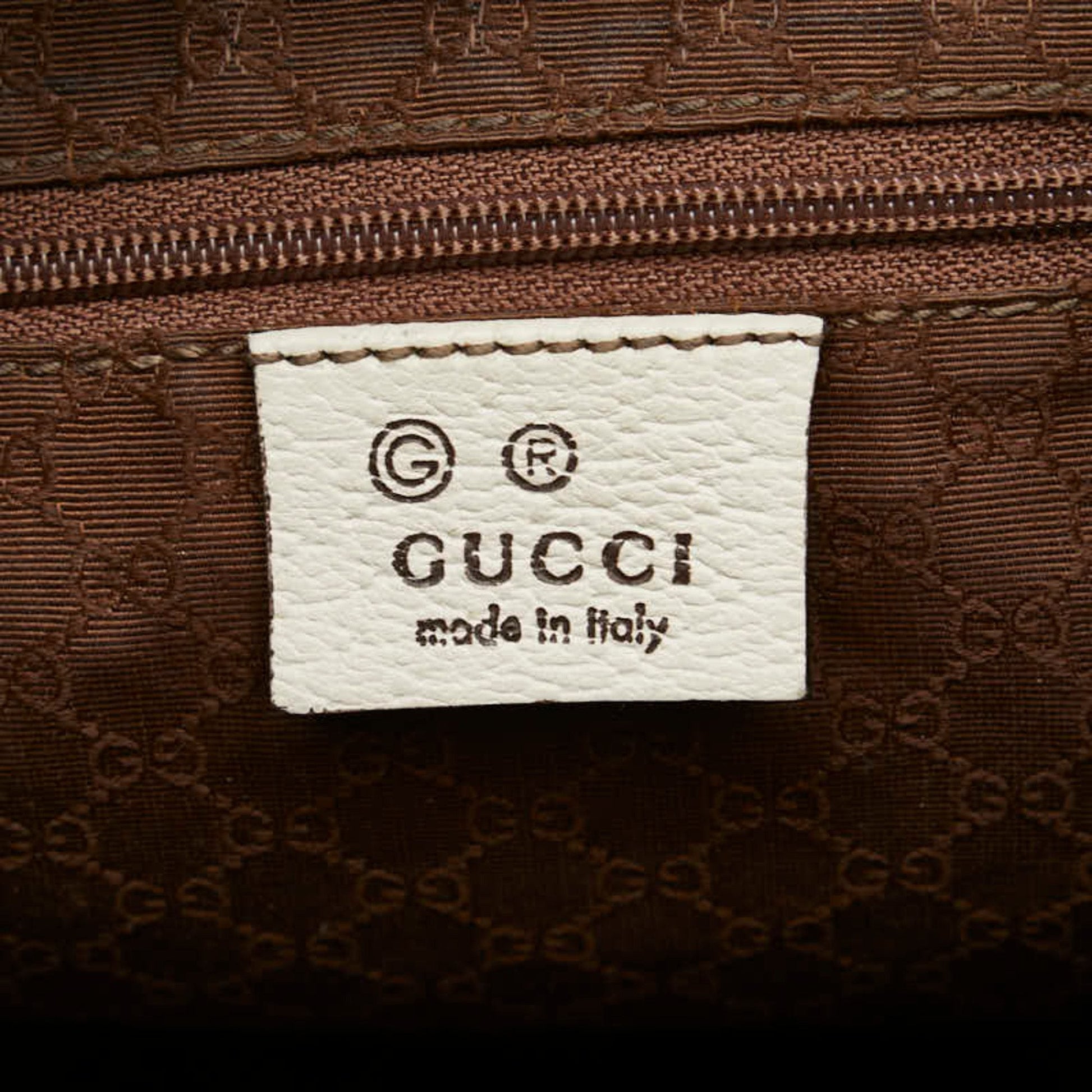 Gucci Beige Multi-Color Pvc Leather Shoulder Bag
