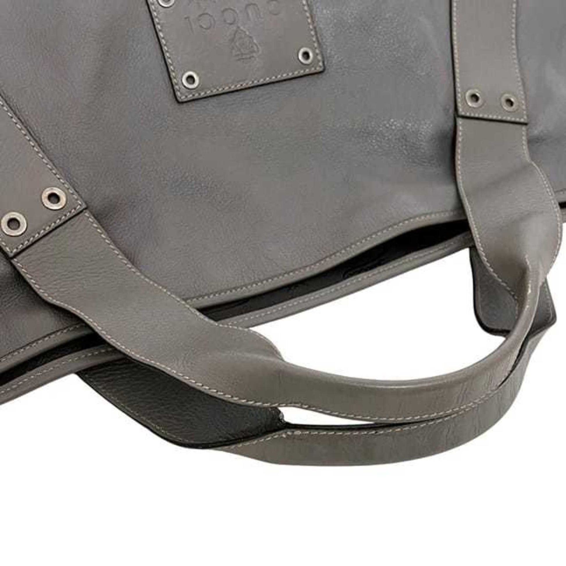 Gucci Hysteria Gray Leather Tote Bag