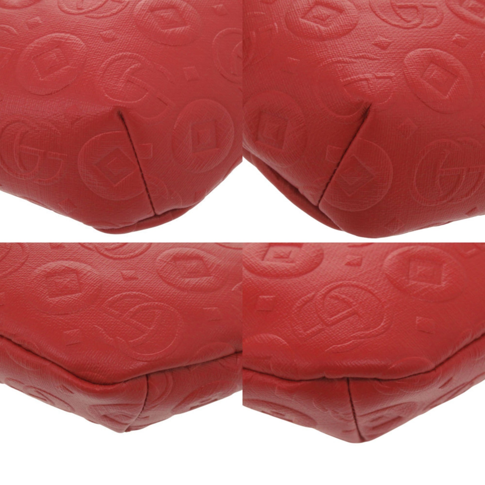 Gucci Red Color Leather Sling Bag