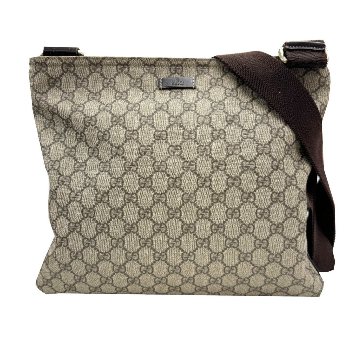 Gucci Brown Pvc Leather Shoulder Bag