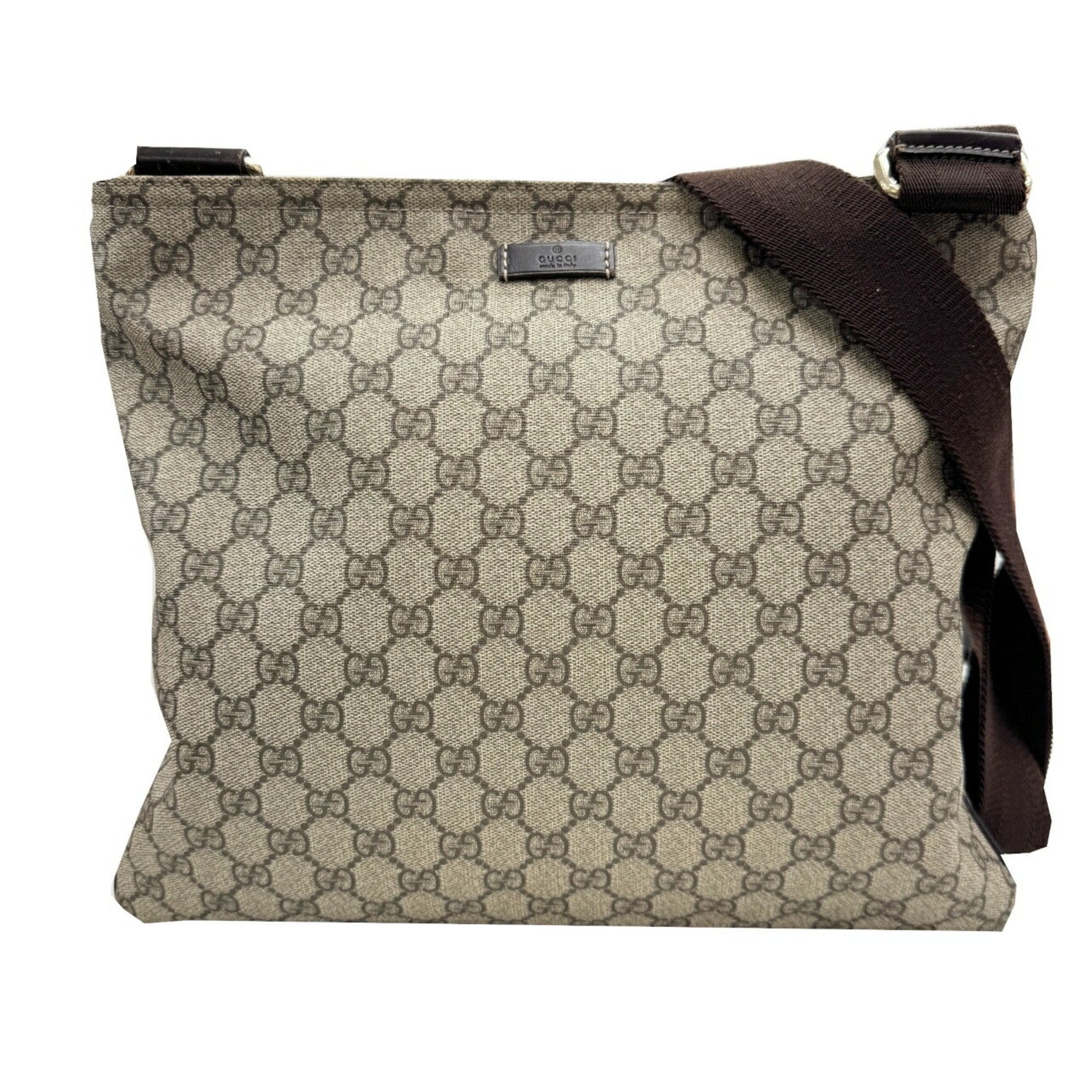 Gucci Brown Pvc Leather Shoulder Bag