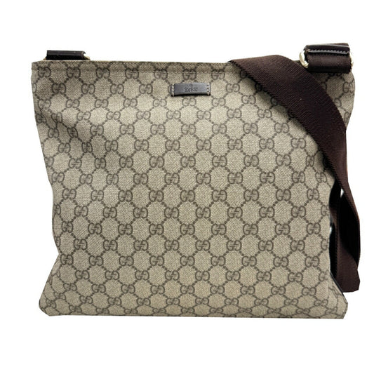 Gucci Brown Pvc Leather Shoulder Bag