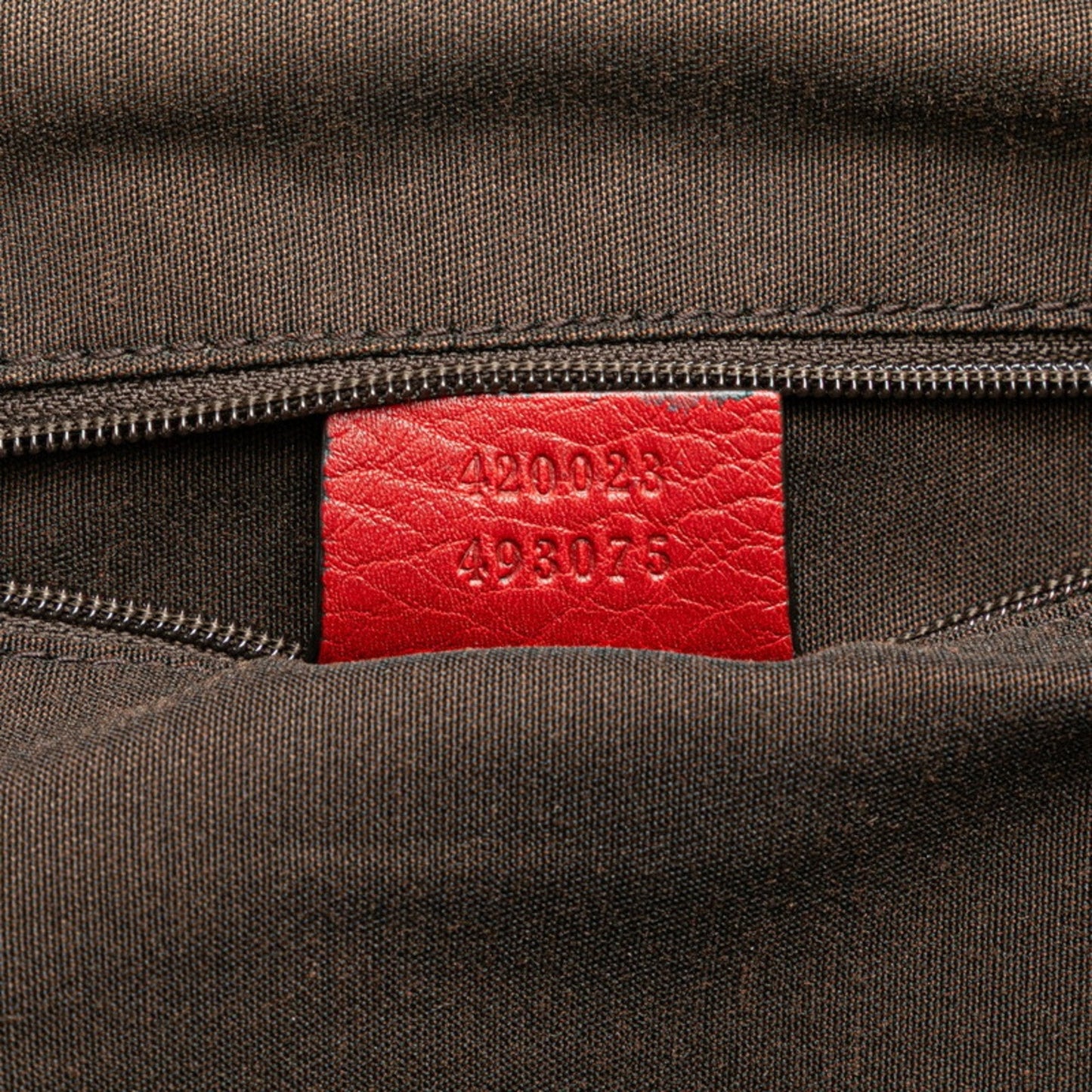 Gucci Red Color Leather Handbag Shoulder Bag