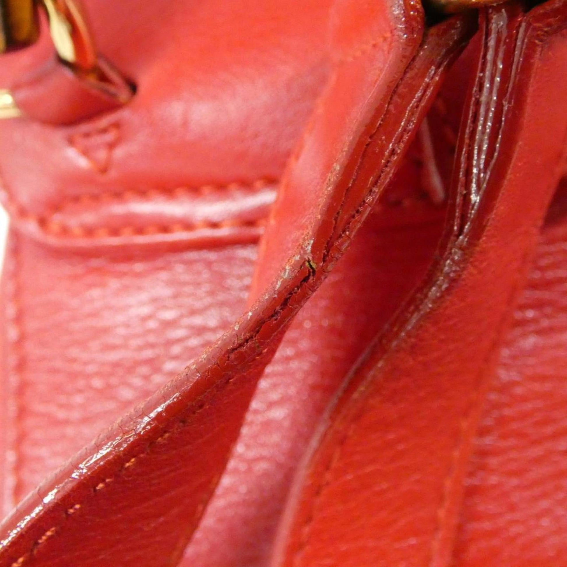 Gucci Red Color Leather Backpack