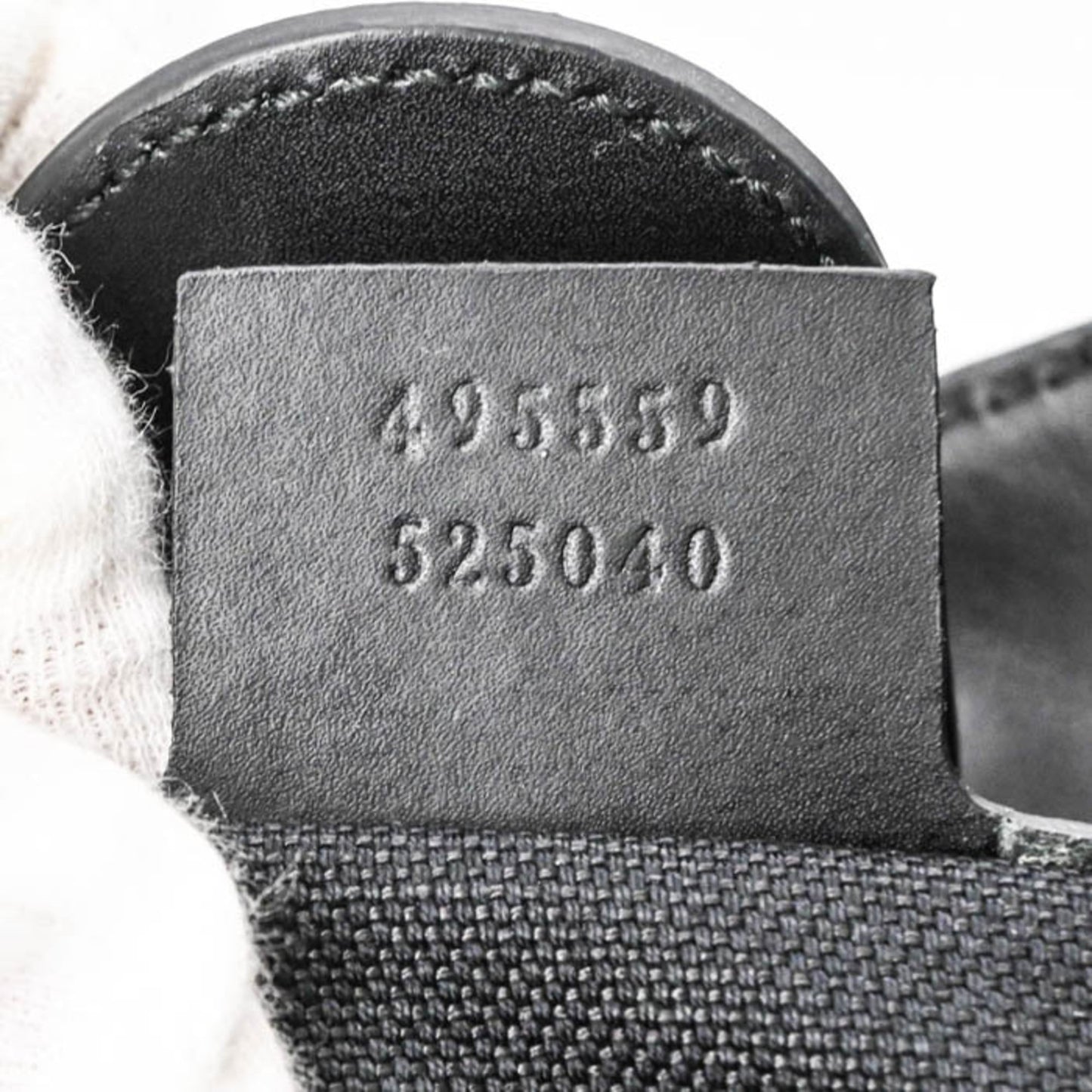 Gucci Black Gg Supreme Leather Shoulder Bag Tote Bag